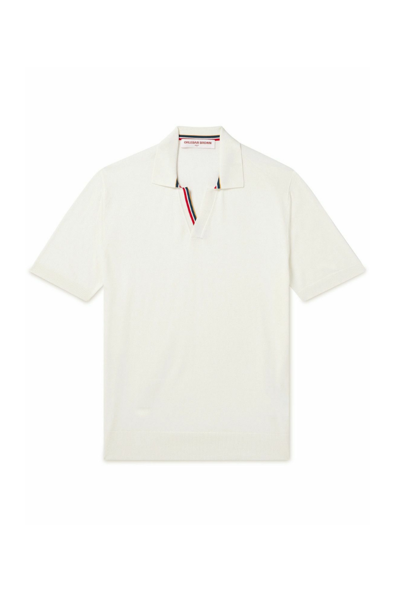 Orlebar Brown HORTON OB STRIPE-276061-WHITE SAND