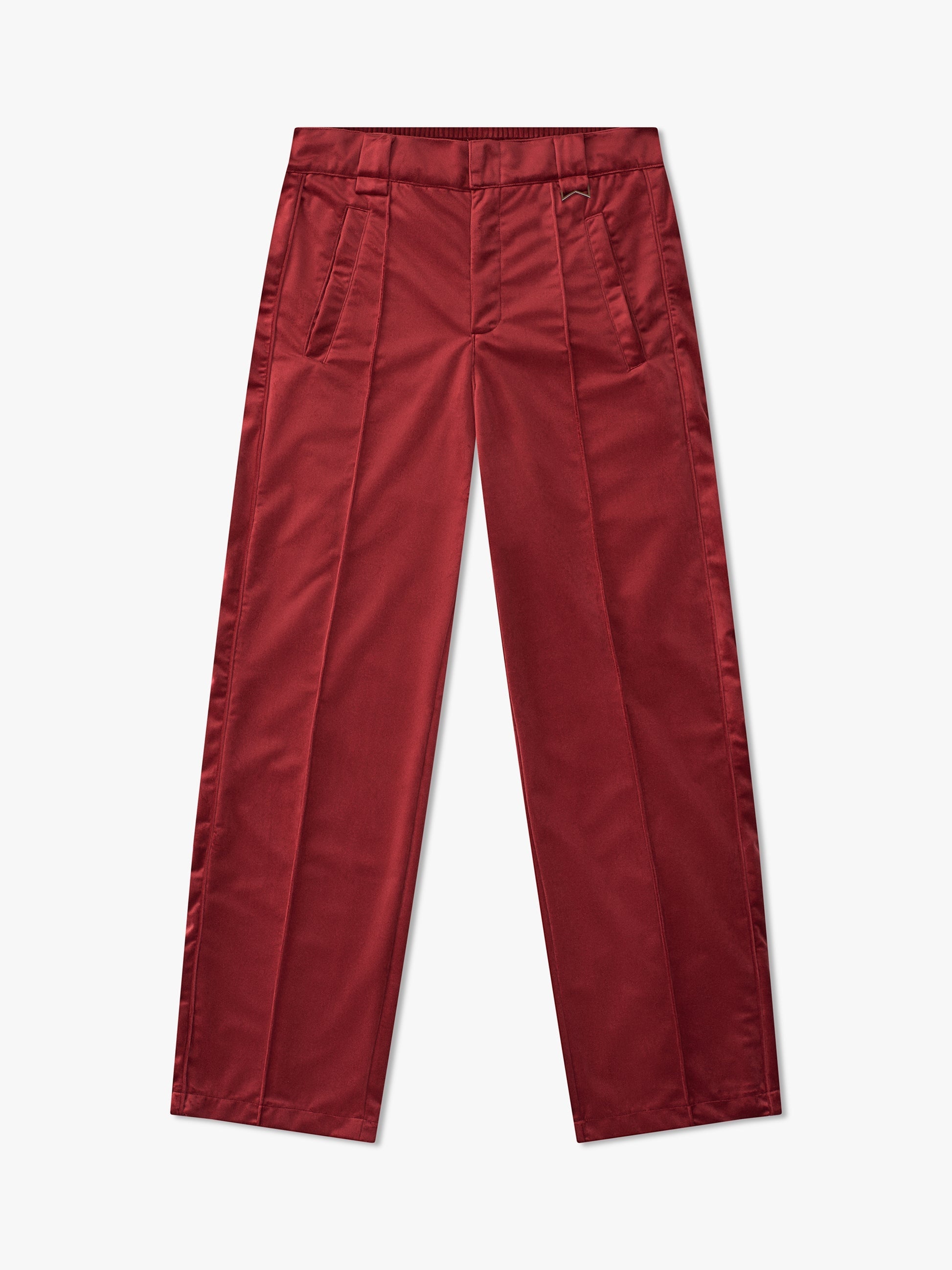 RHUDE MEN'S VELVET TRACK PANT