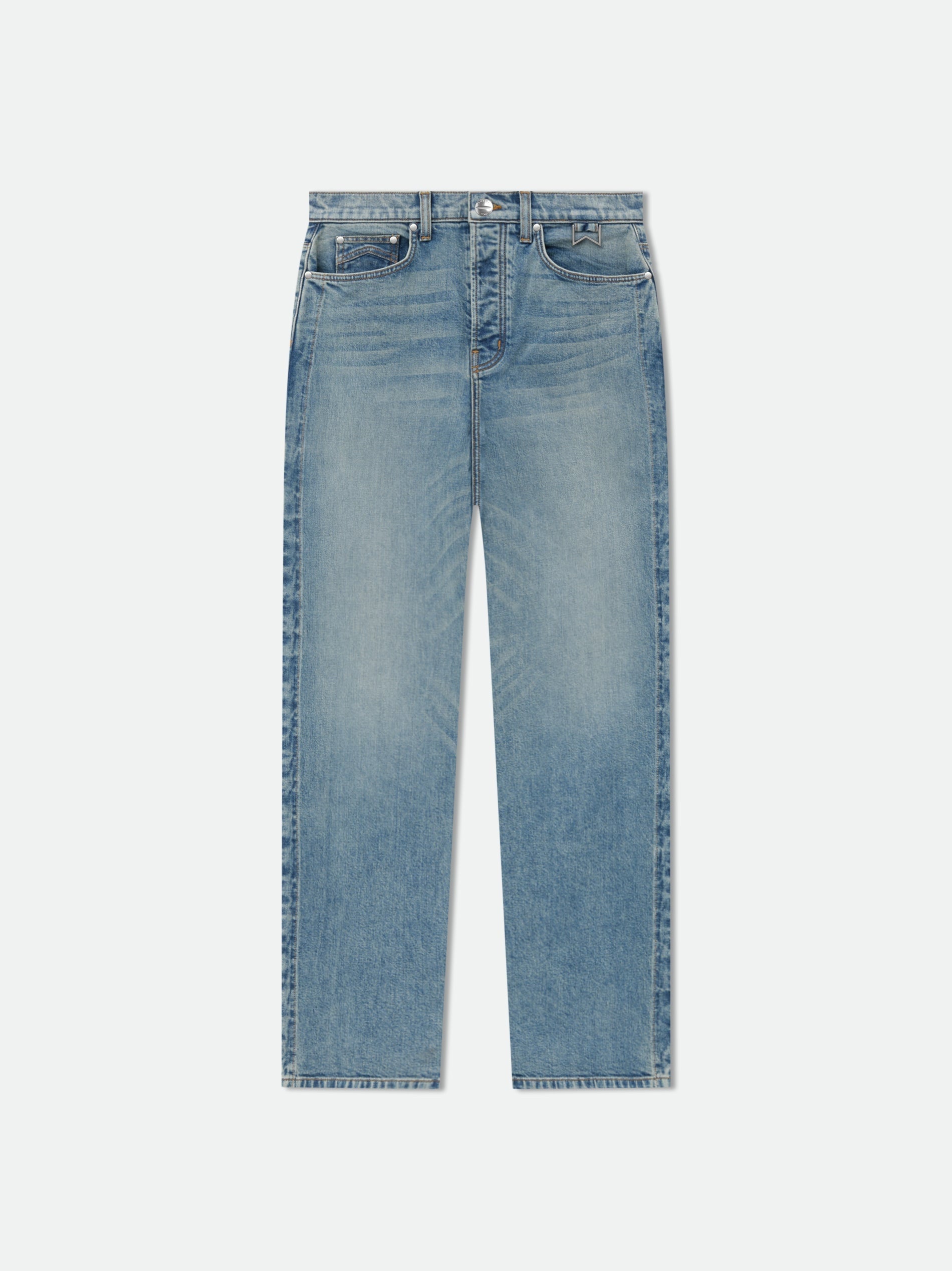 RHUDE MEN'S 90S TRAXEDO DENIM PANT