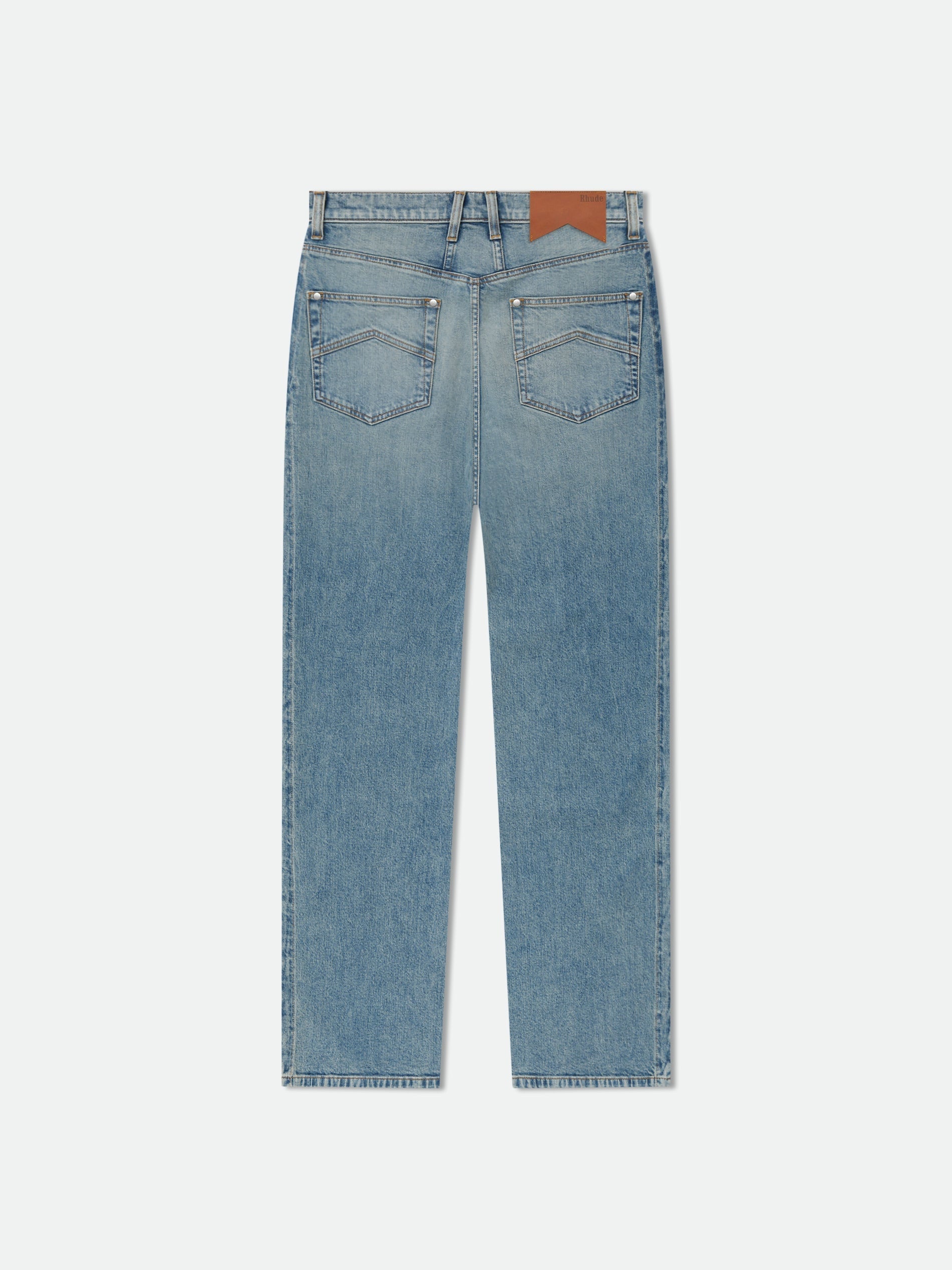RHUDE MEN'S 90S TRAXEDO DENIM PANT