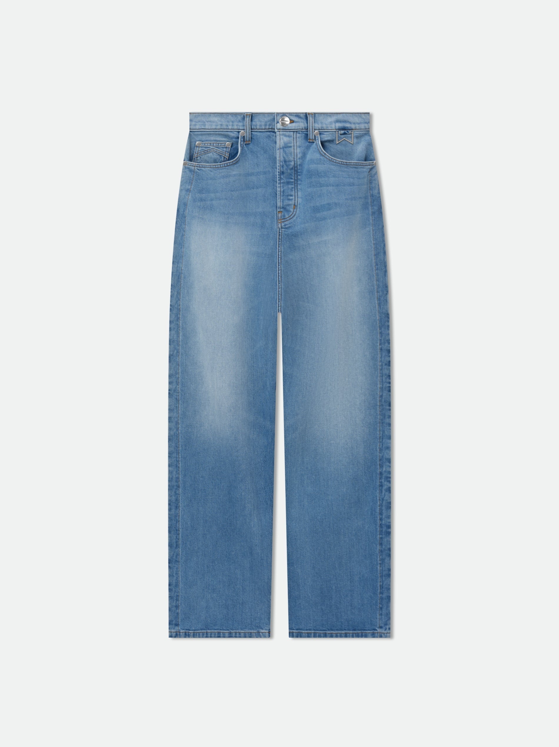 RHUDE MEN'S 90S TRAXEDO DENIM PANT