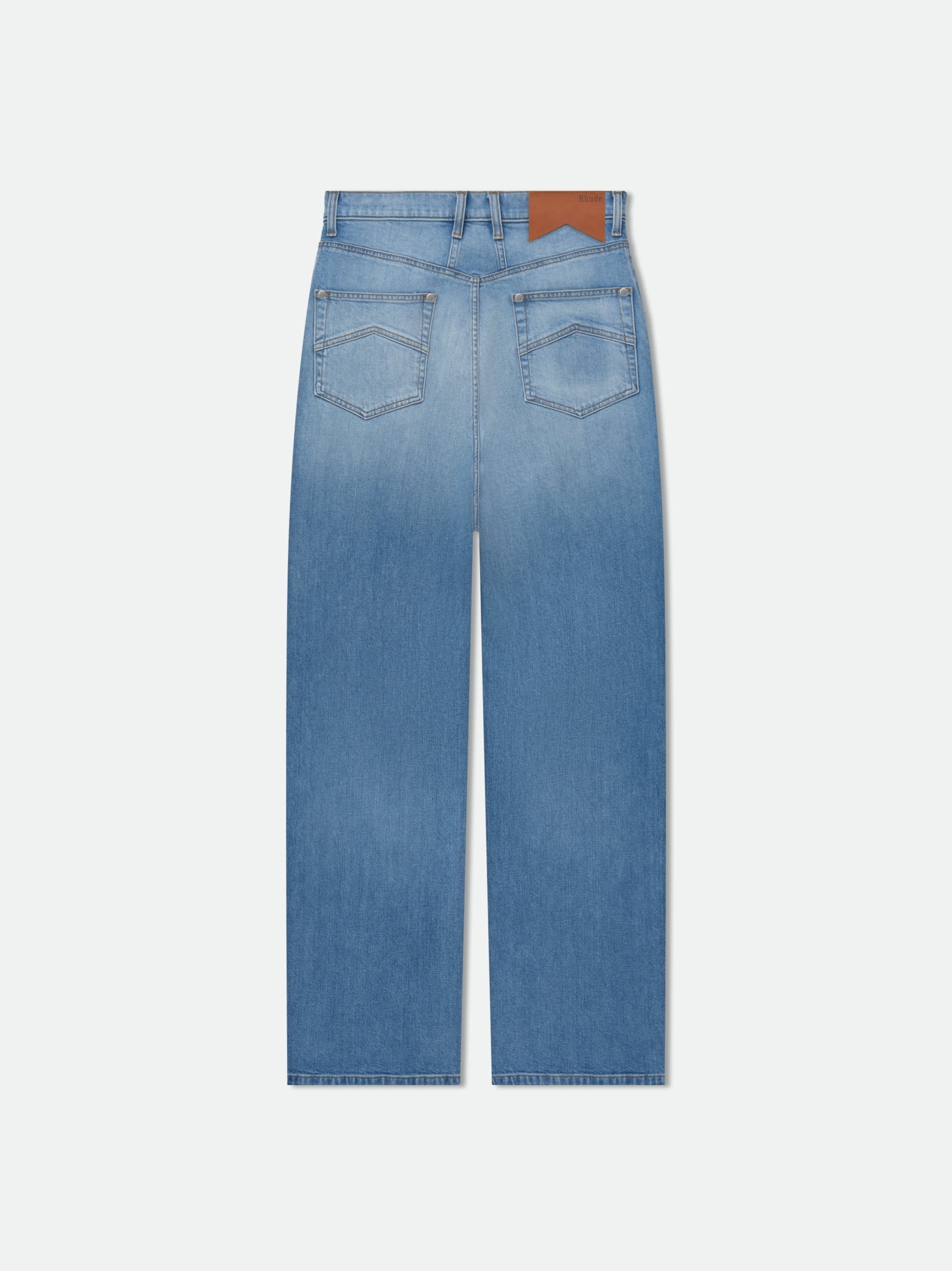 RHUDE MEN'S 90S TRAXEDO DENIM PANT