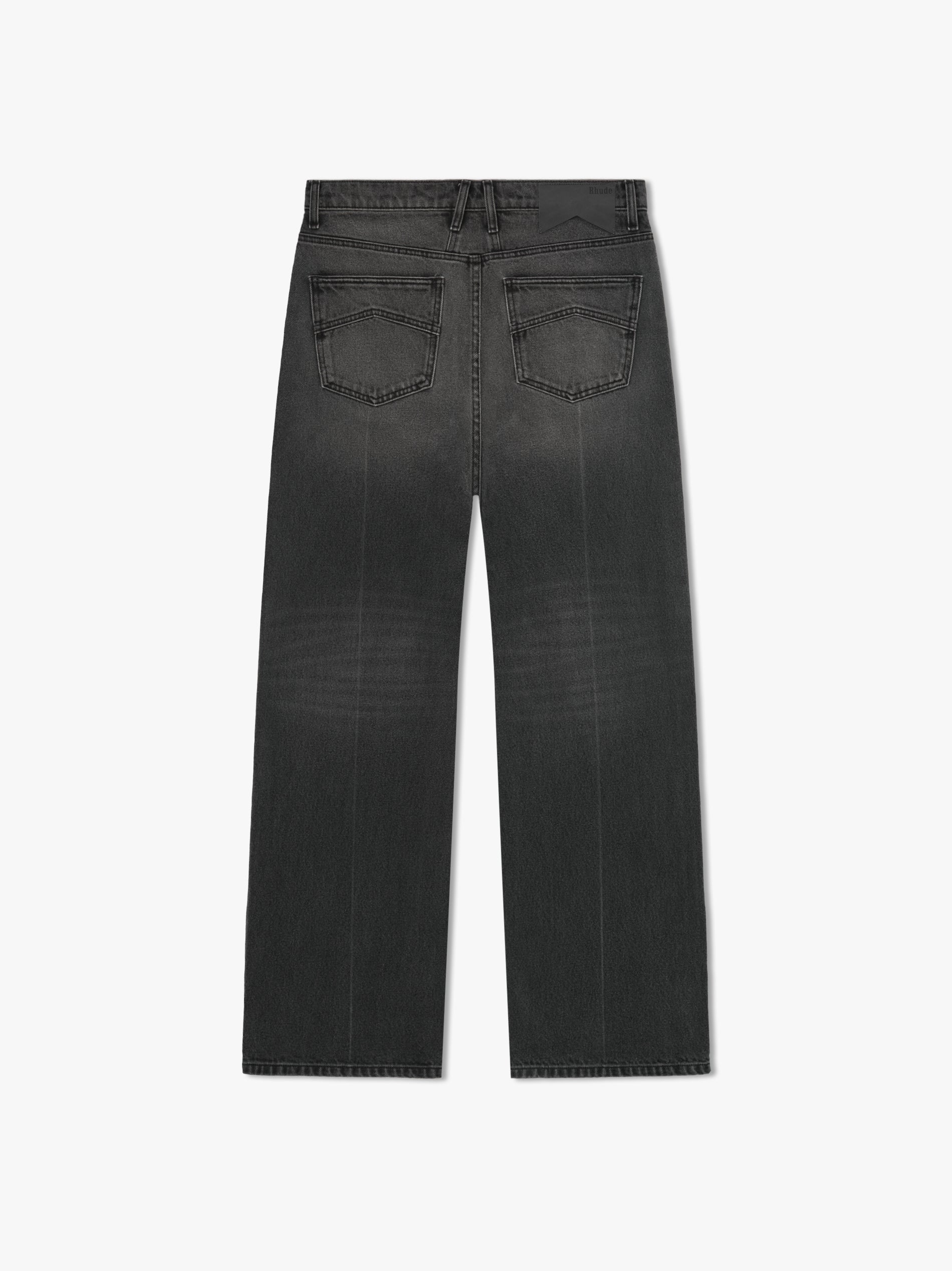 RHUDE MEN'S WIDE LEG DENIM
