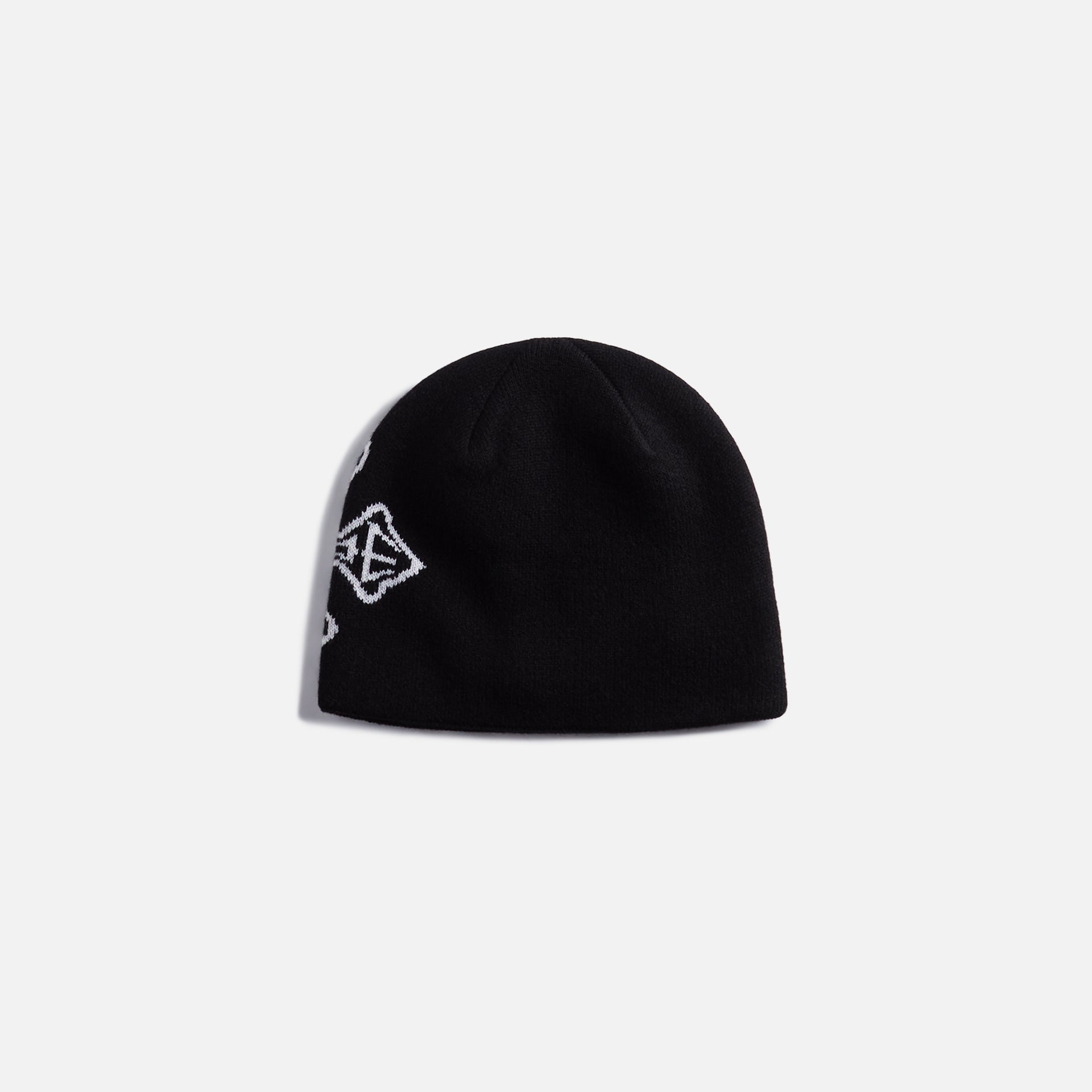 RHUDE MEN'S CROSS LOGO KNITTED BEANIE