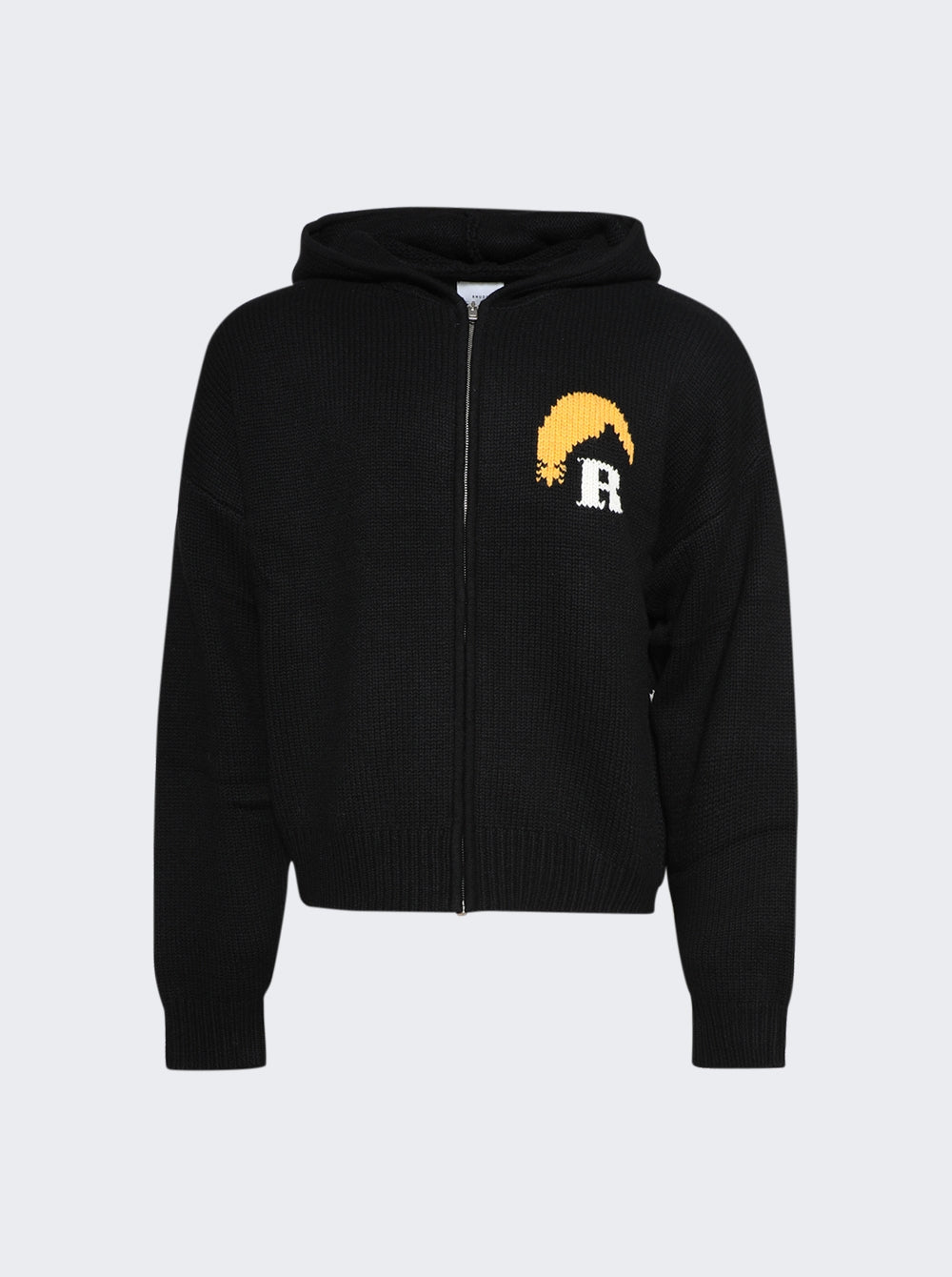 RHUDE MEN'S MOONLIGHT KNIT ZIP-UP HOODIE