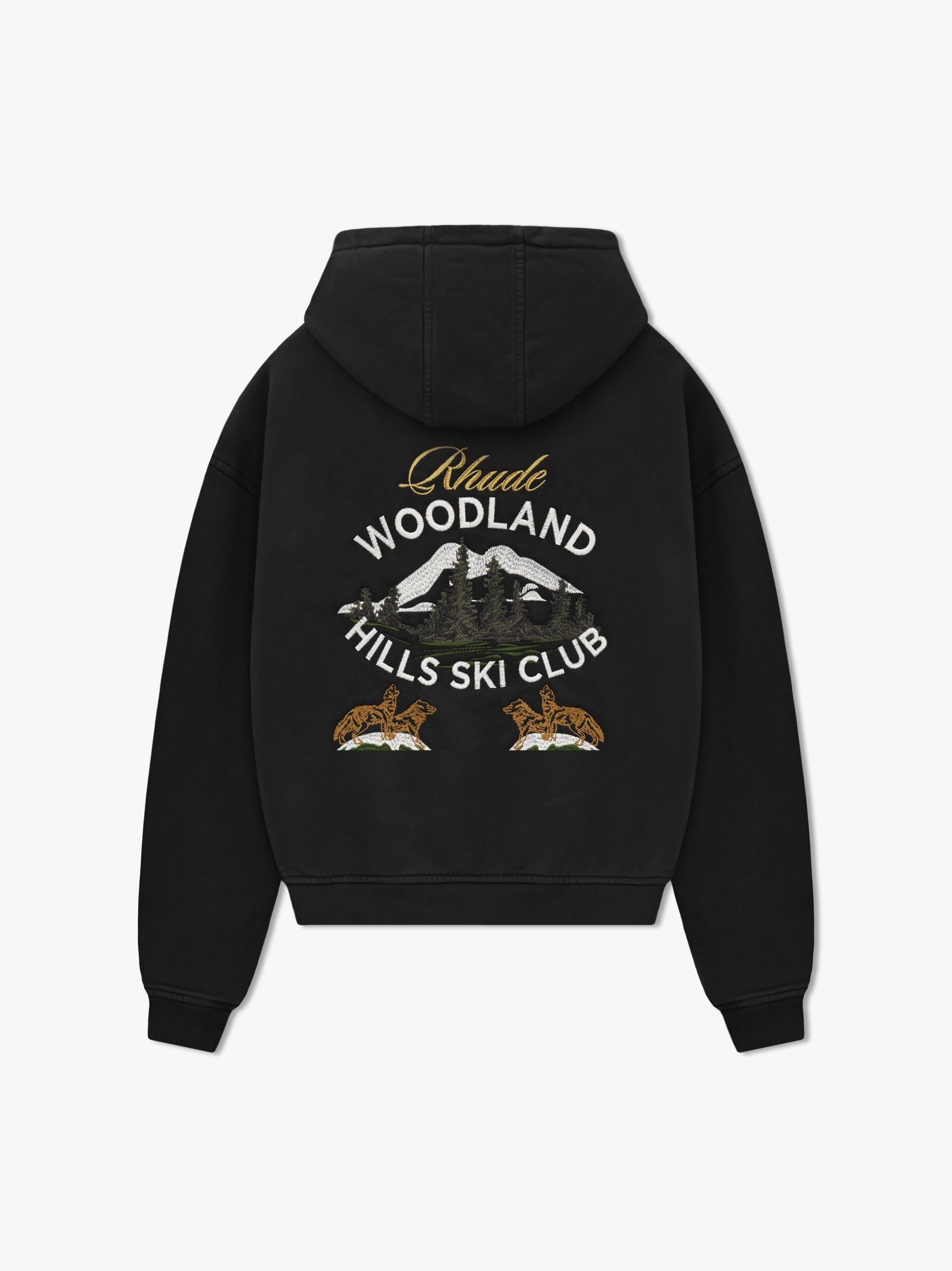 RHUDE MEN'S WOODLAND HILLS SKI HOODIE NWT