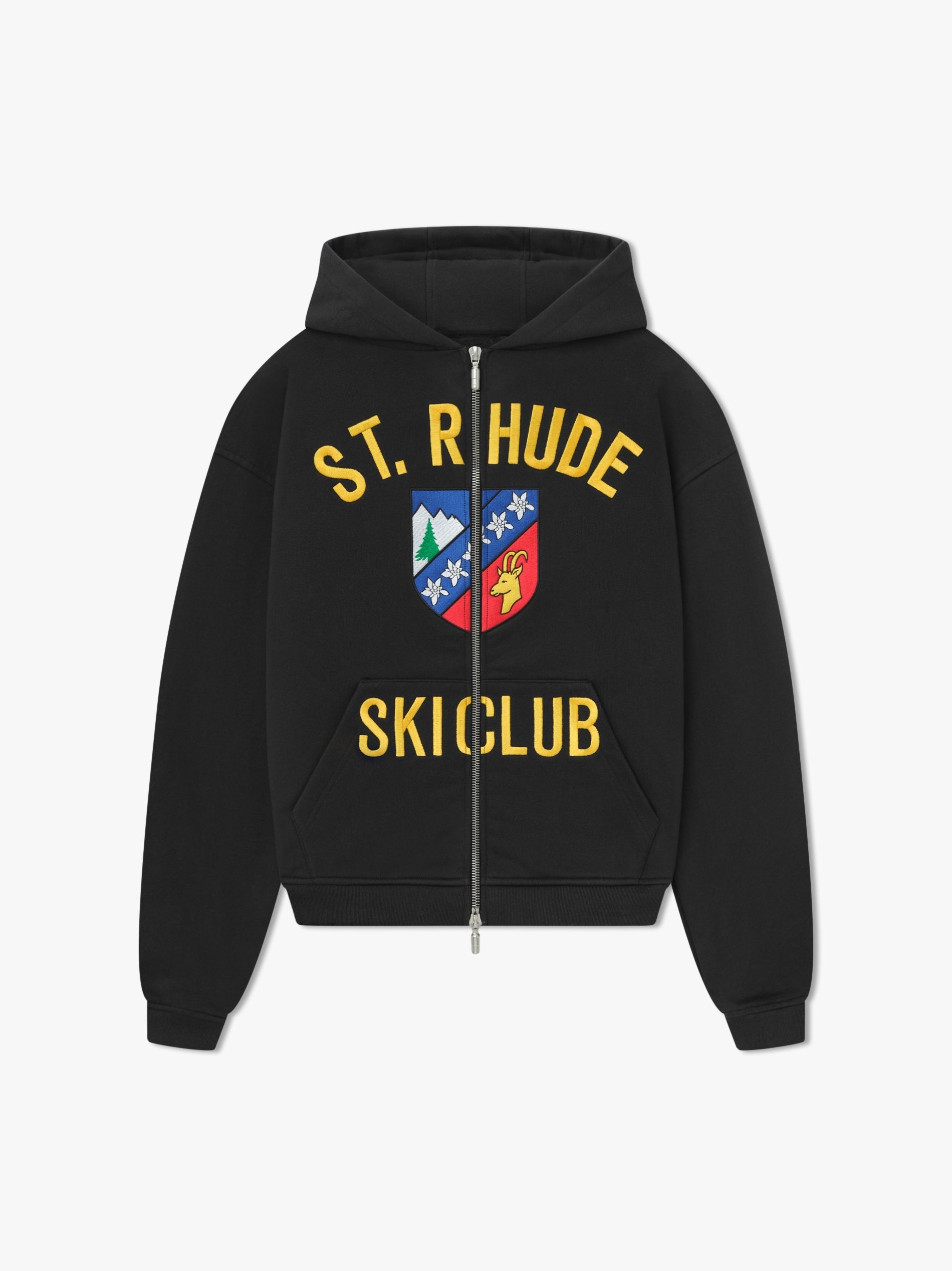 RHUDE MEN'S ST.RHUDE ZIP-UP HOODIE
