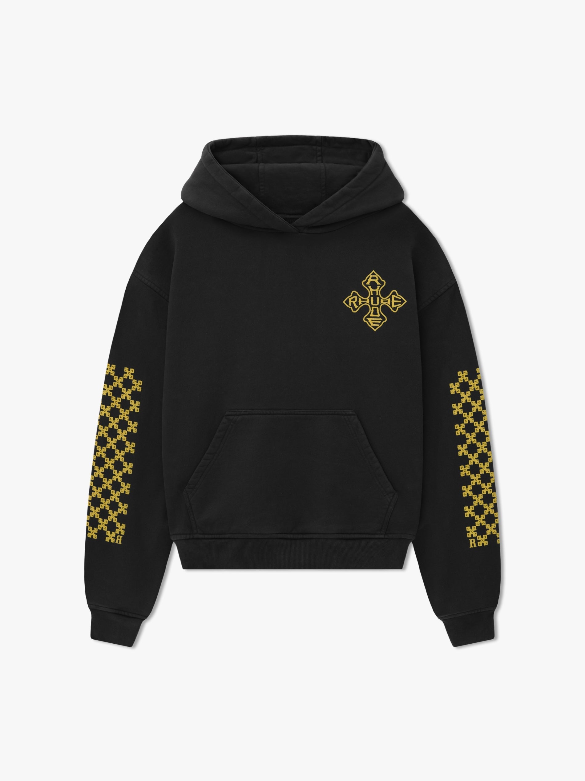 RHUDE MEN'S CROSS HOODIE