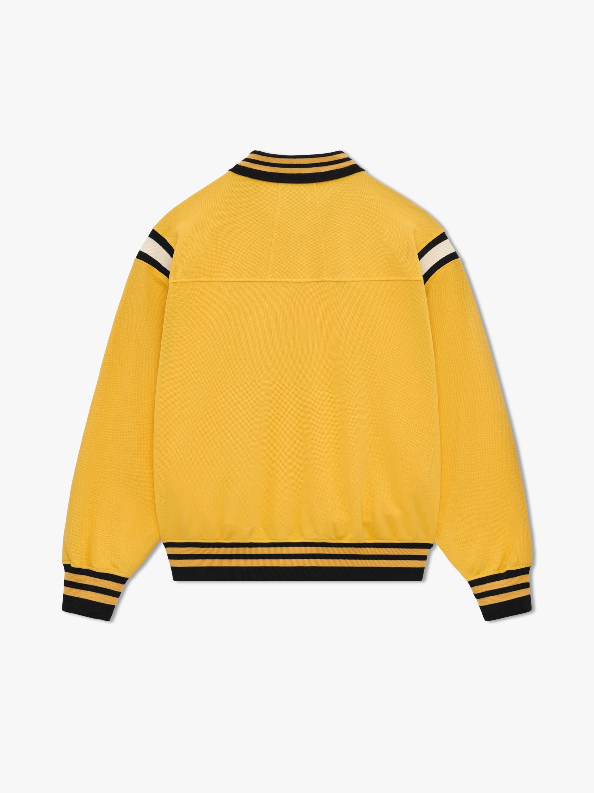 RHUDE MEN'S LS WARM UP POLO