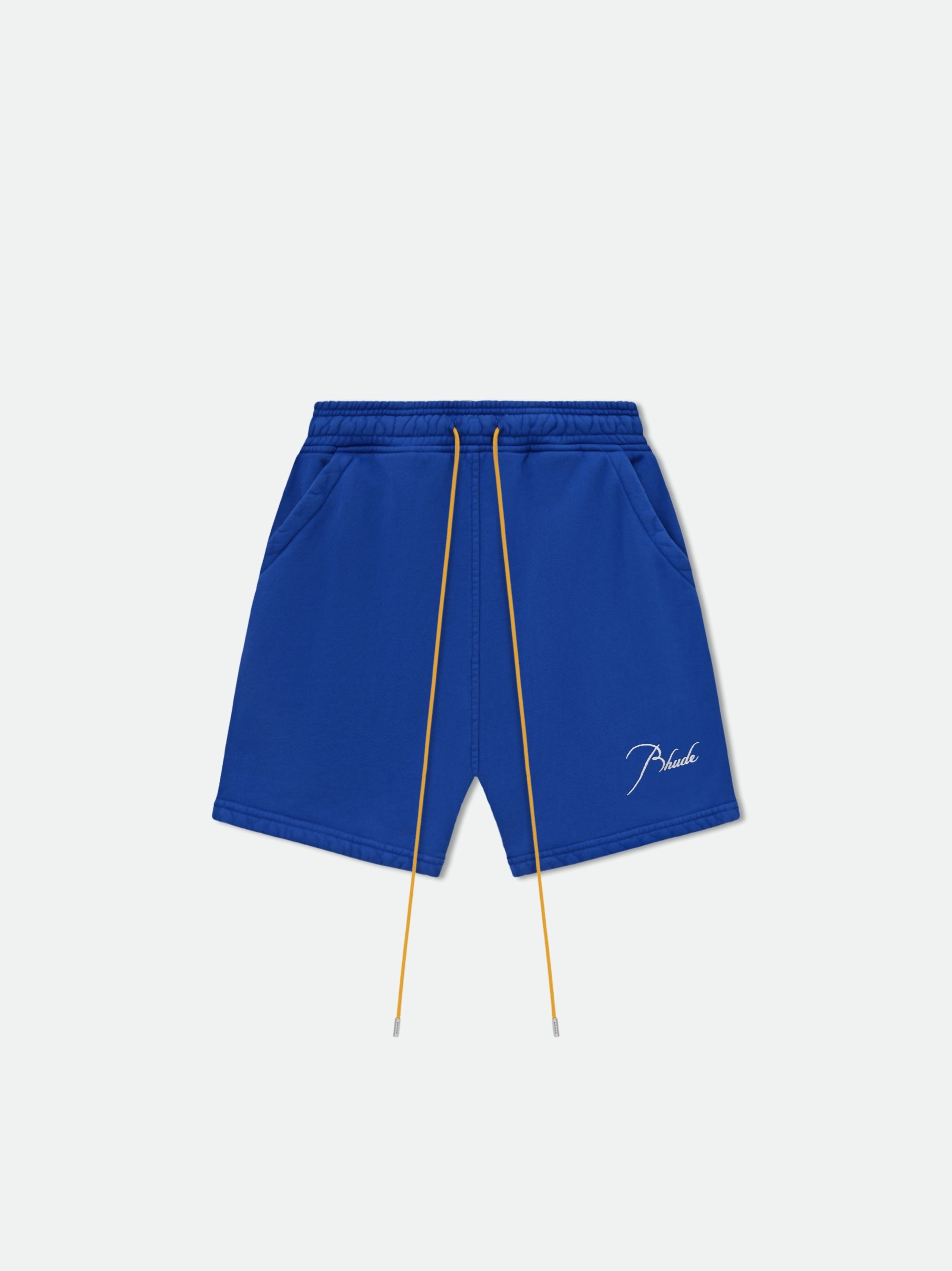 RHUDE MEN'S SWEATSHORT VTG COBALT BLUE