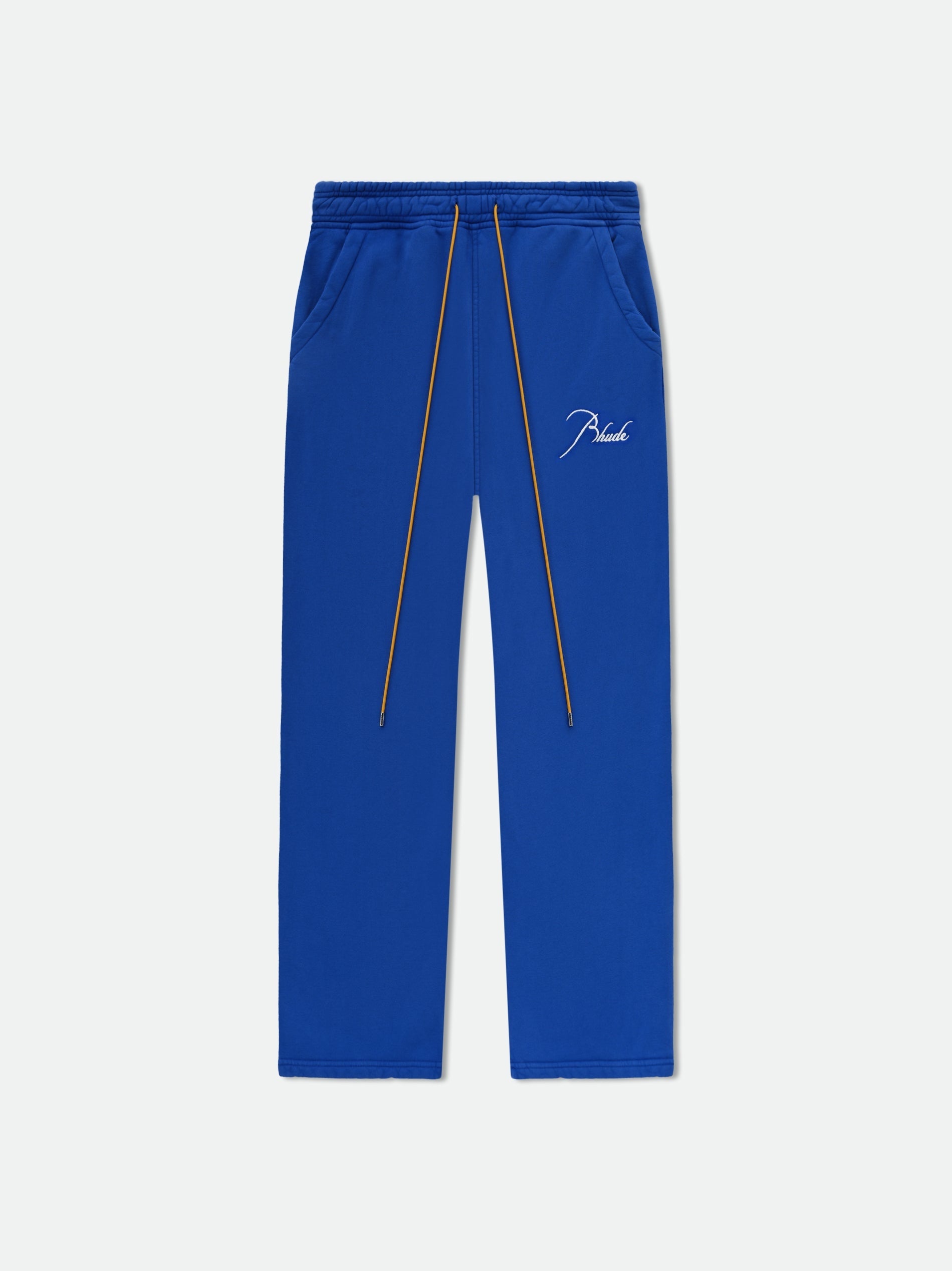 RHUDE MEN'S SWEATPANT VTG COBALT BLUE