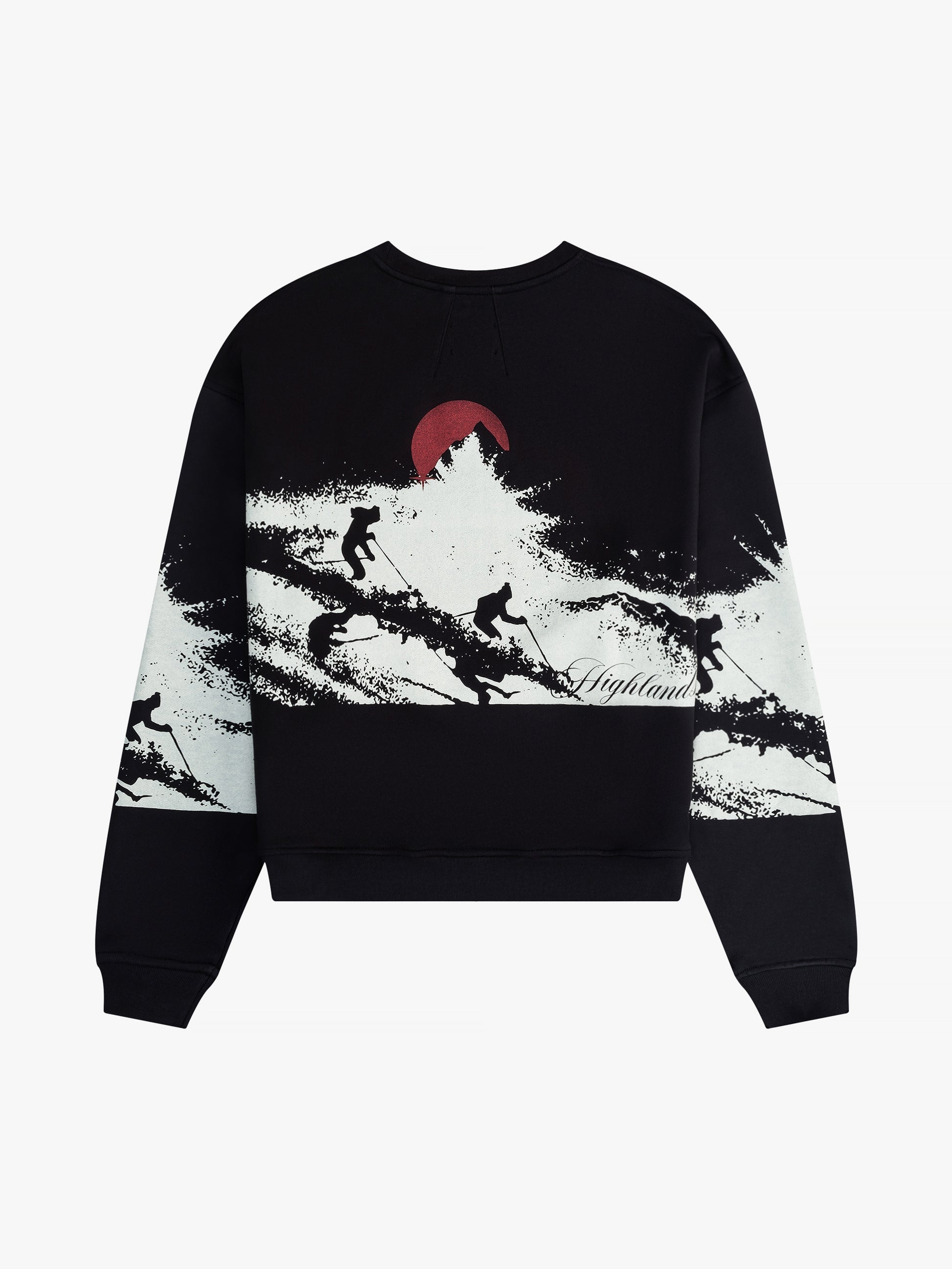RHUDE MEN'S ASPEN HIGHLAND SKI CREWNECK