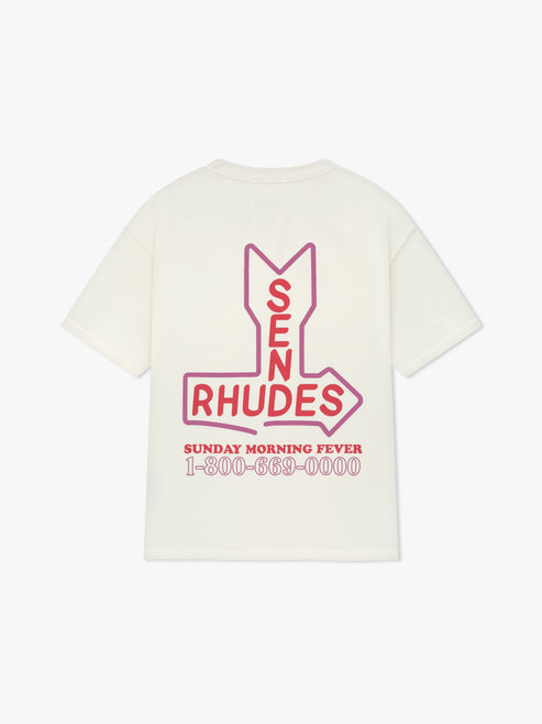 RHUDE MEN'S SEND RHUDES VTG WHITE