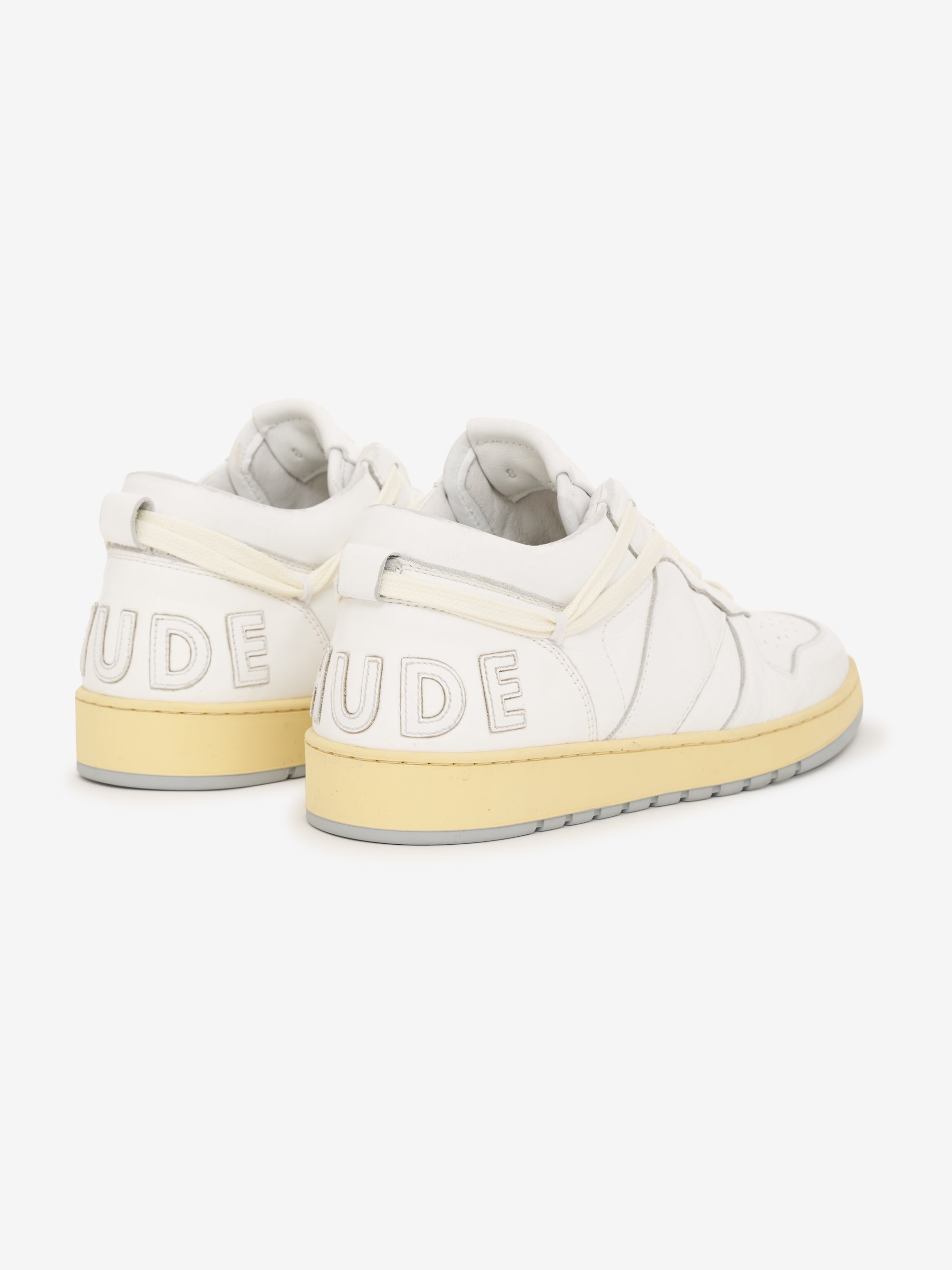 RHUDE MEN'S RHECESS LOW- WHITE - WOMENS NWT