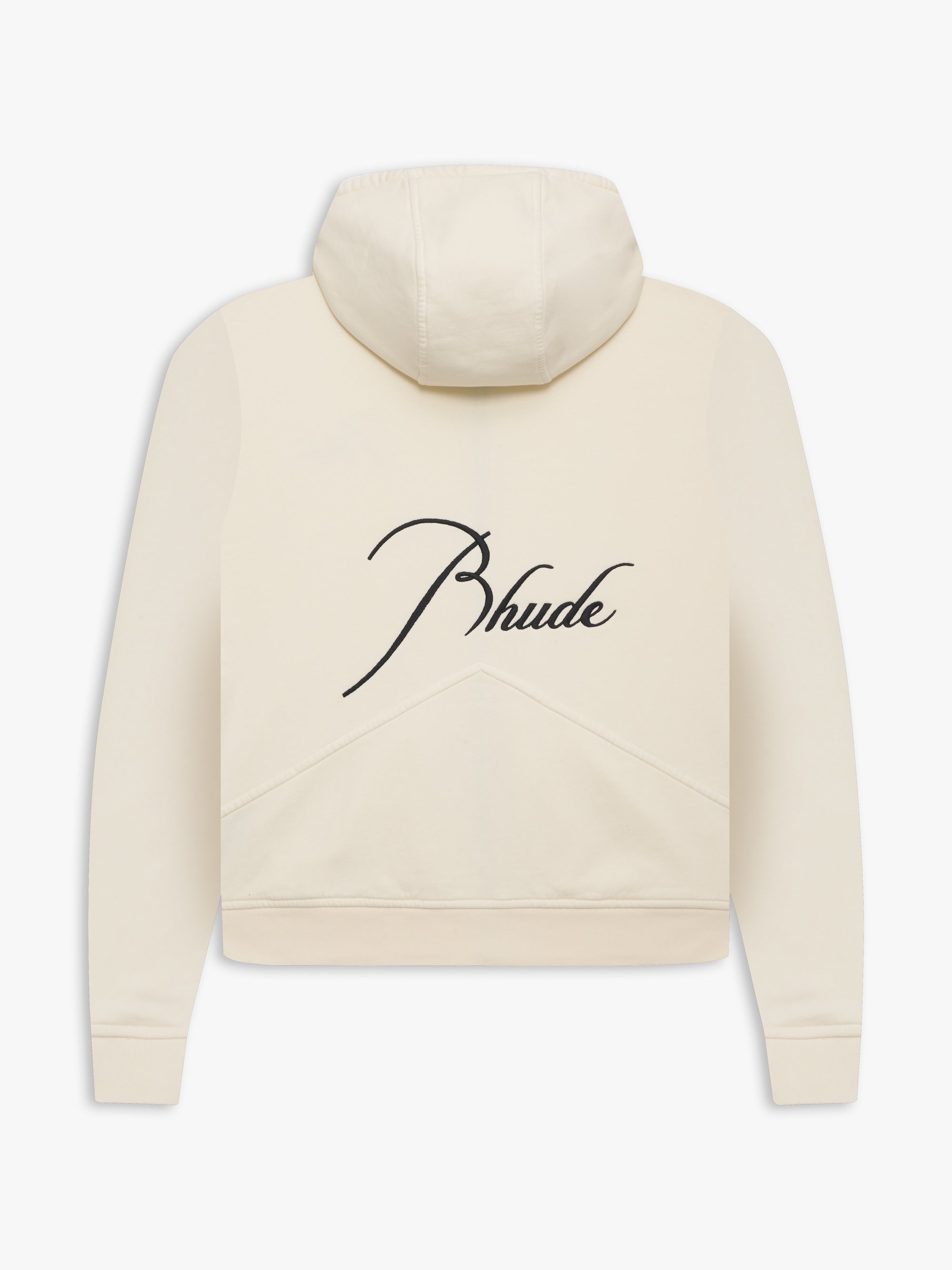 RHUDE MEN'S ZIP UP HOODIE VTG WHITE