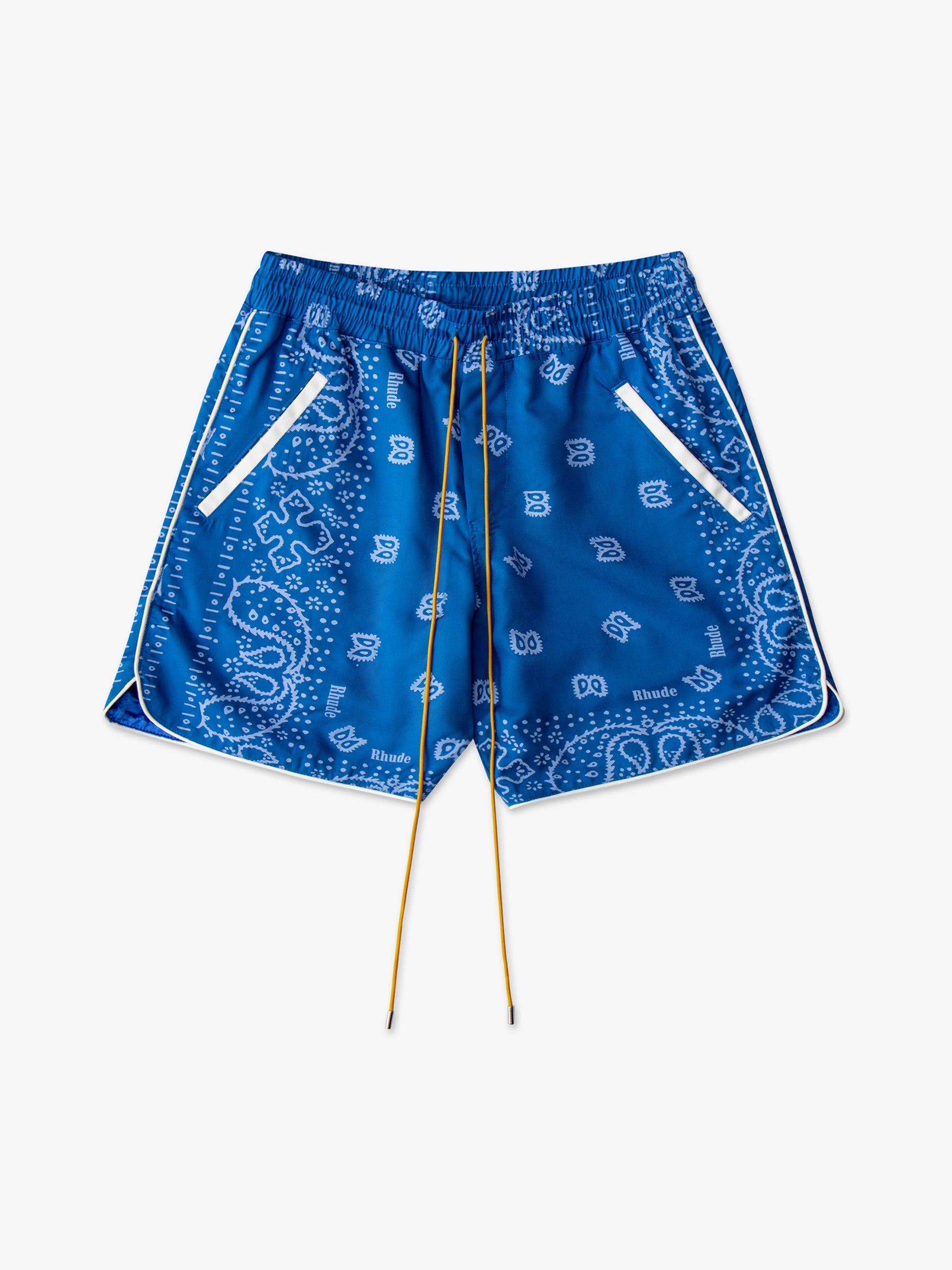RHUDE MEN'S BANDANA TRACK SHORT