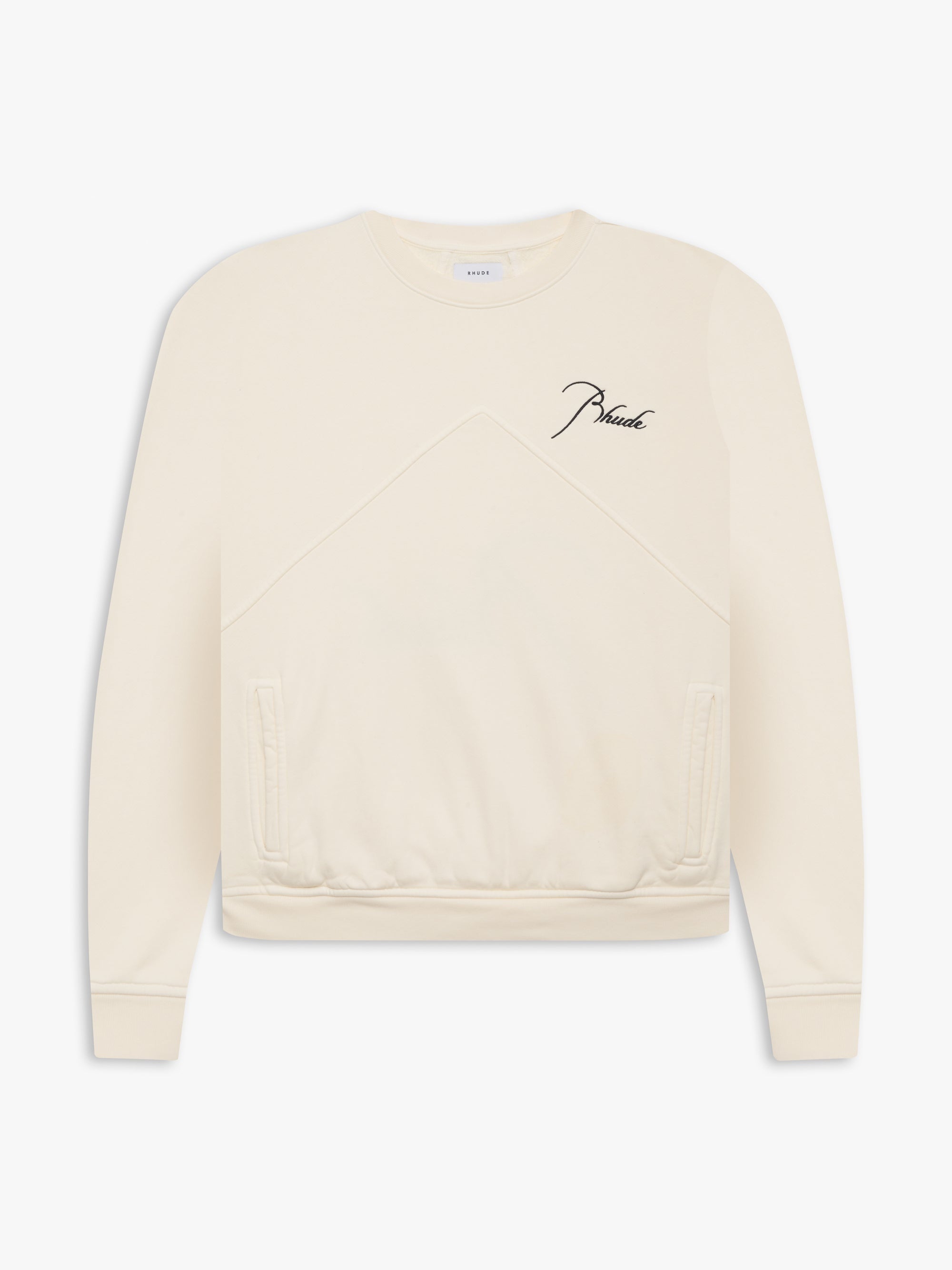 RHUDE MEN'S CREWNECK VTG WHITE