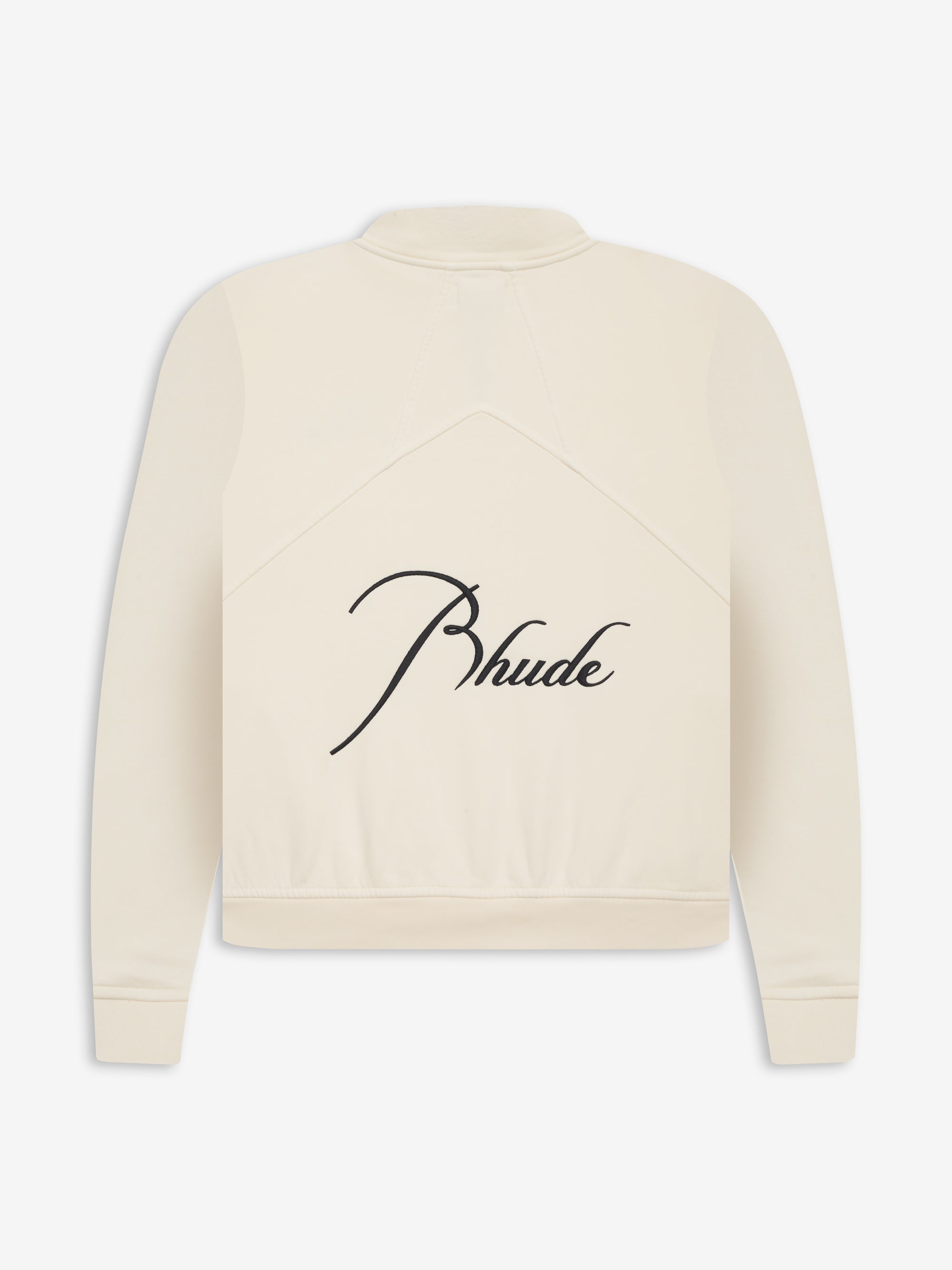 RHUDE MEN'S QUARTER ZIP VTG WHITE