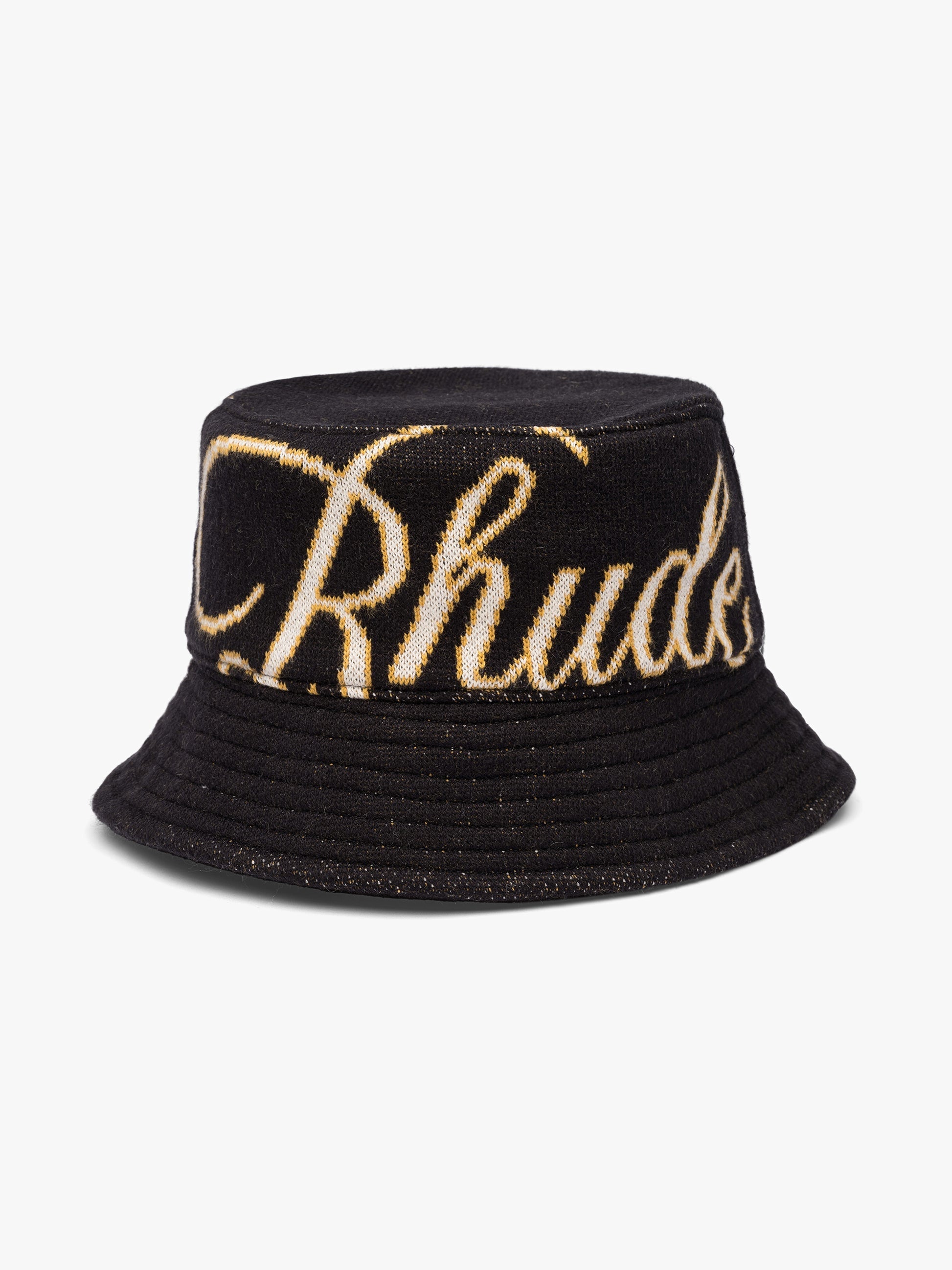 RHUDE MEN'S SCRIPT BUCKET HAT
