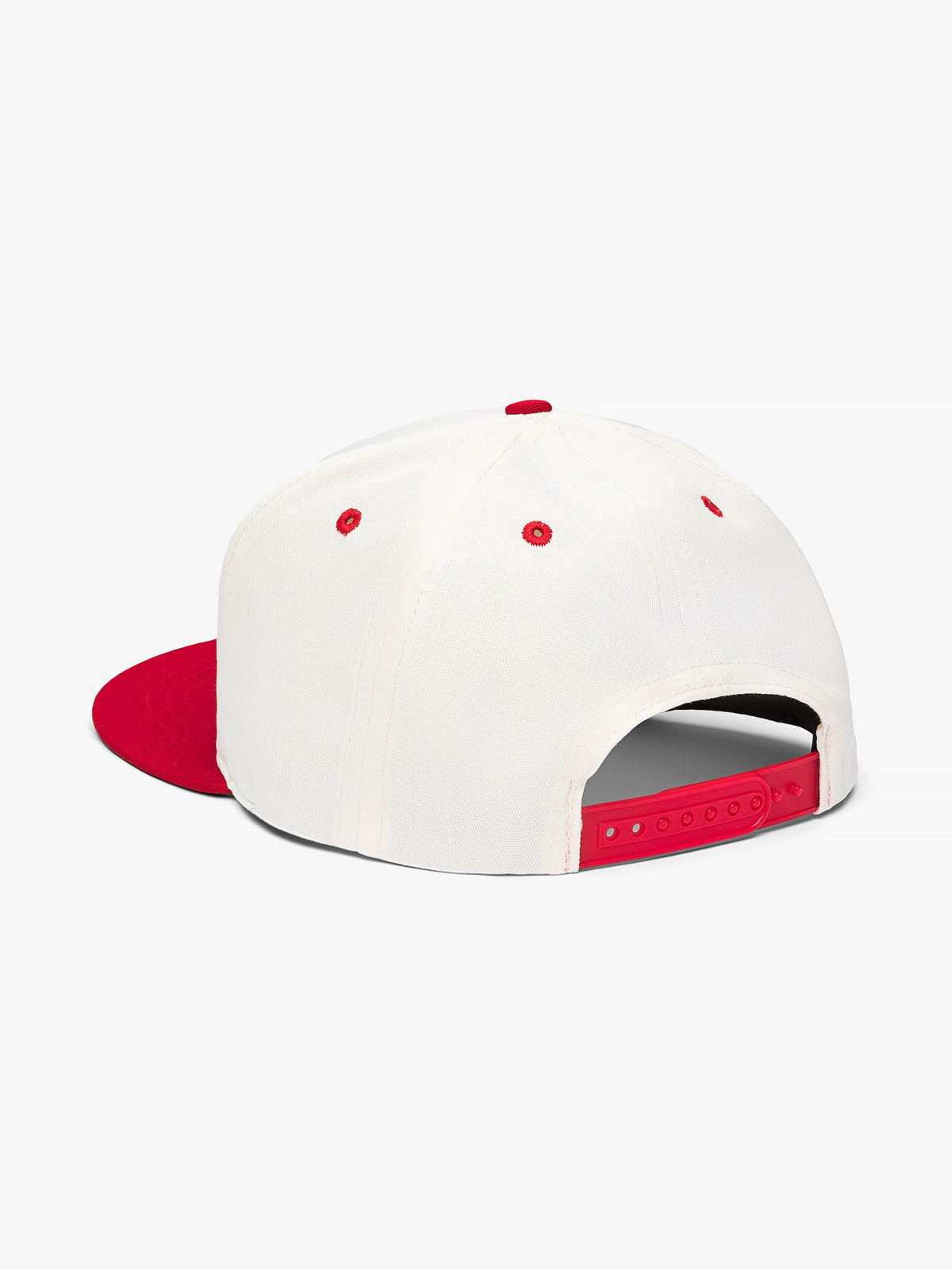 RHUDE UNISEX'S IVORY RED STRUCTURED BASEBALL CAP
