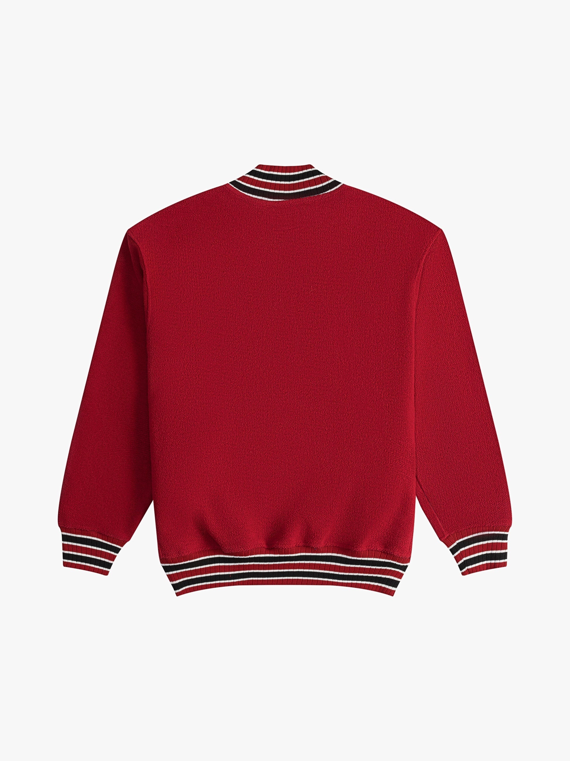 RHUDE MEN'S QUARTER-ZIP VARSITY