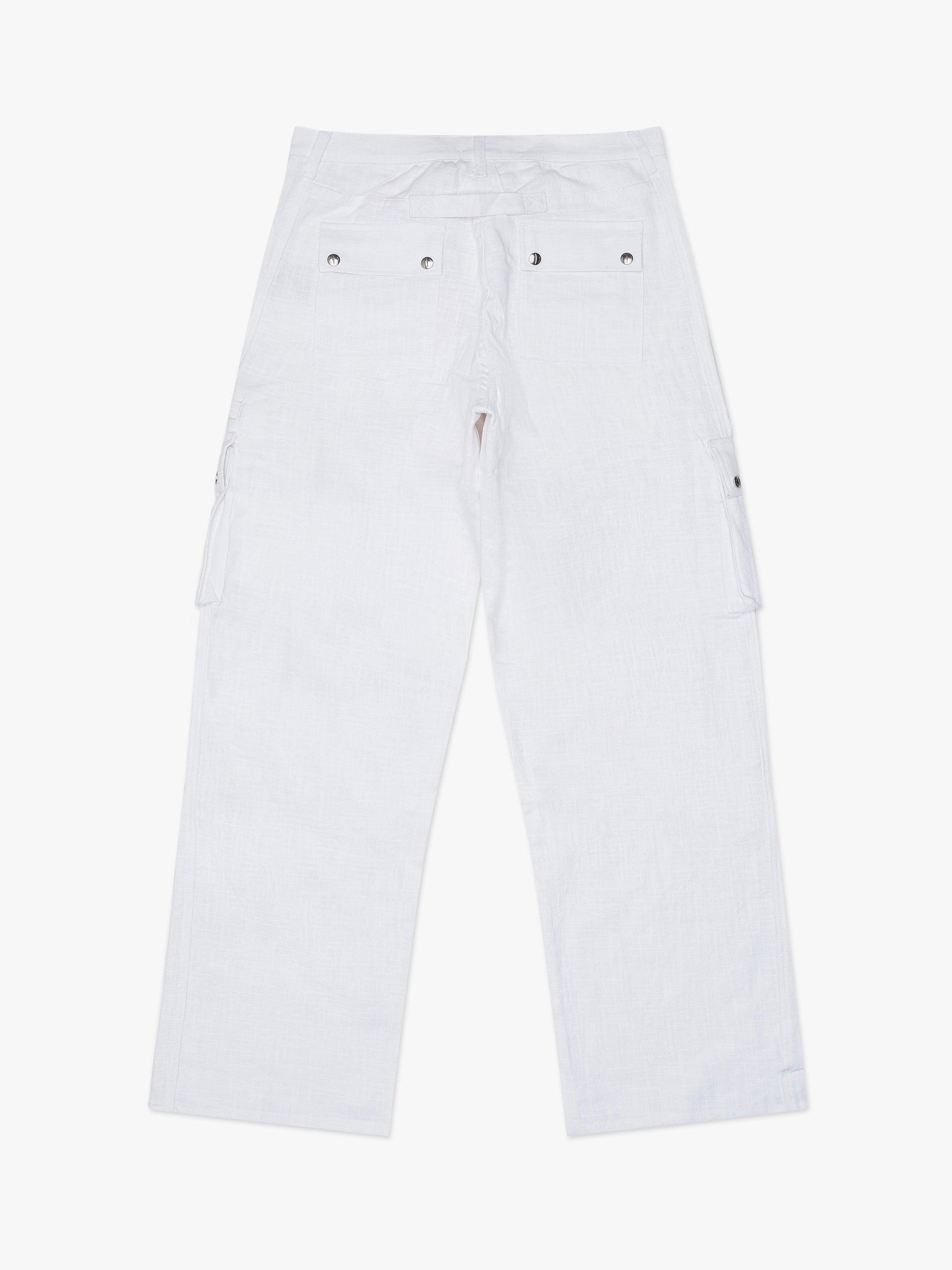 RHUDE MEN'S AMARO LINEN CARGOS