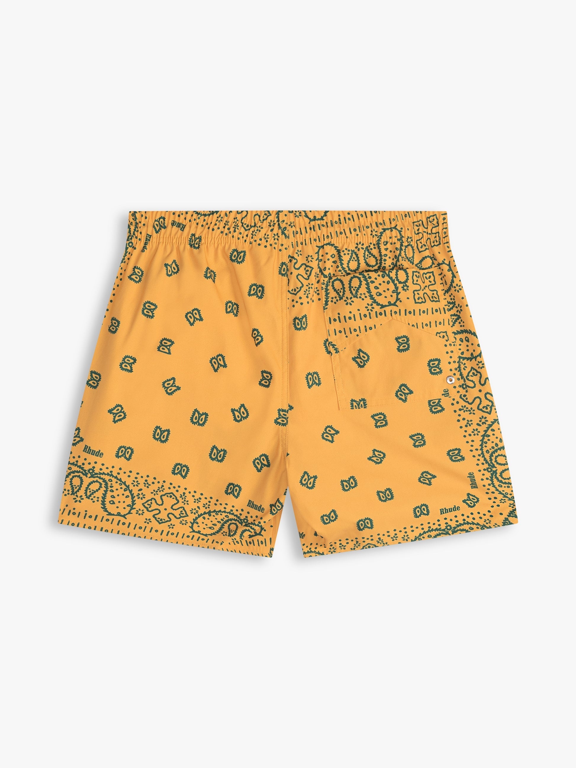 RHUDE MEN'S BANDANA SWIM SHORT