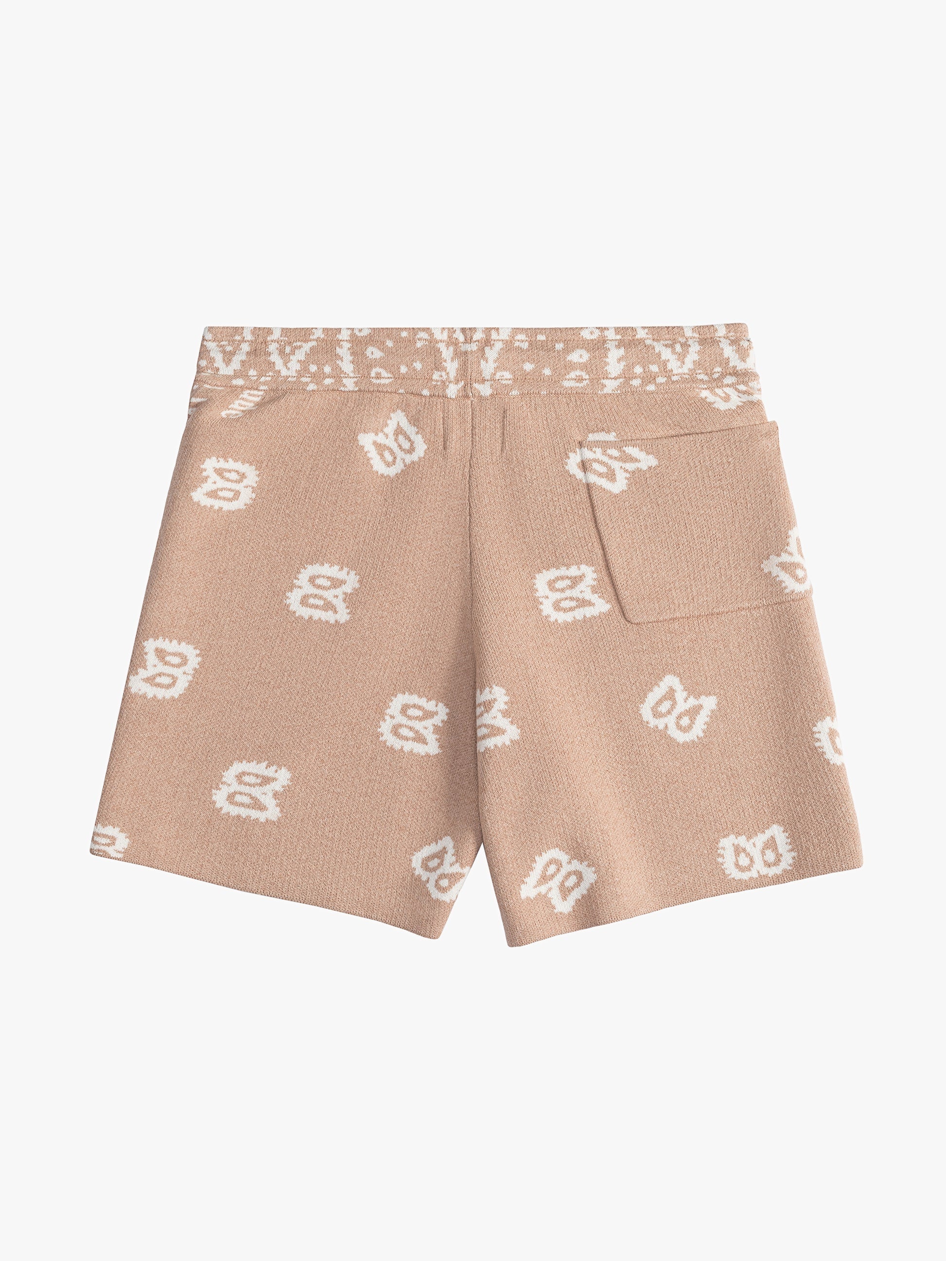 RHUDE MEN'S BANDANA KNIT SHORT NWT