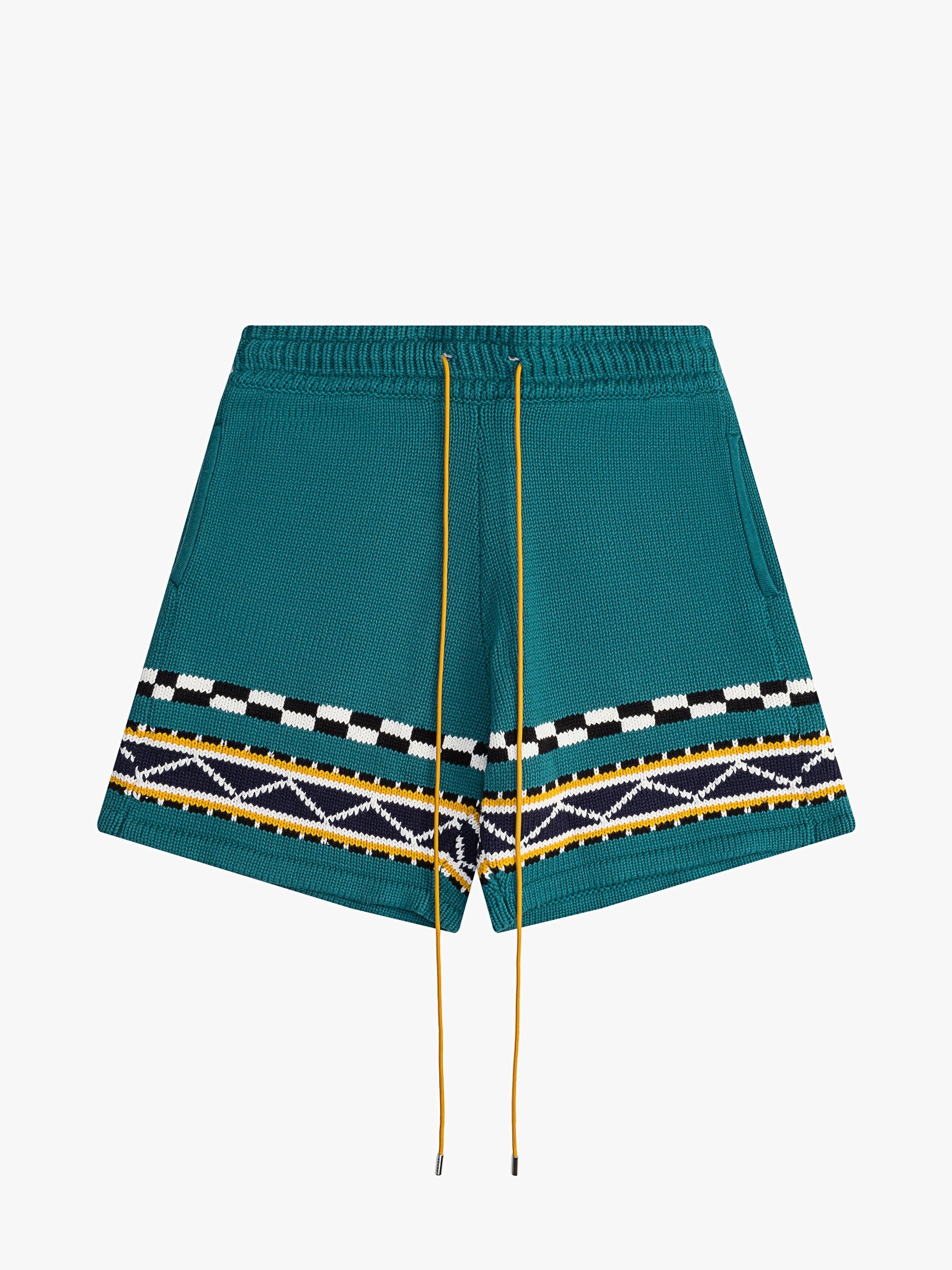 RHUDE MEN'S BATEAU KNIT SHORT