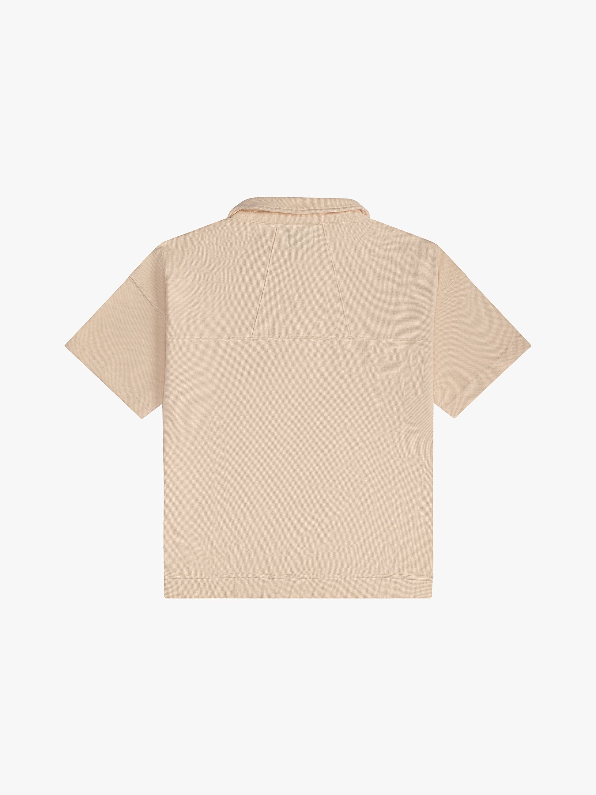 RHUDE MEN'S PIQUE SNAP SHORT SLEEVE POLO NWT