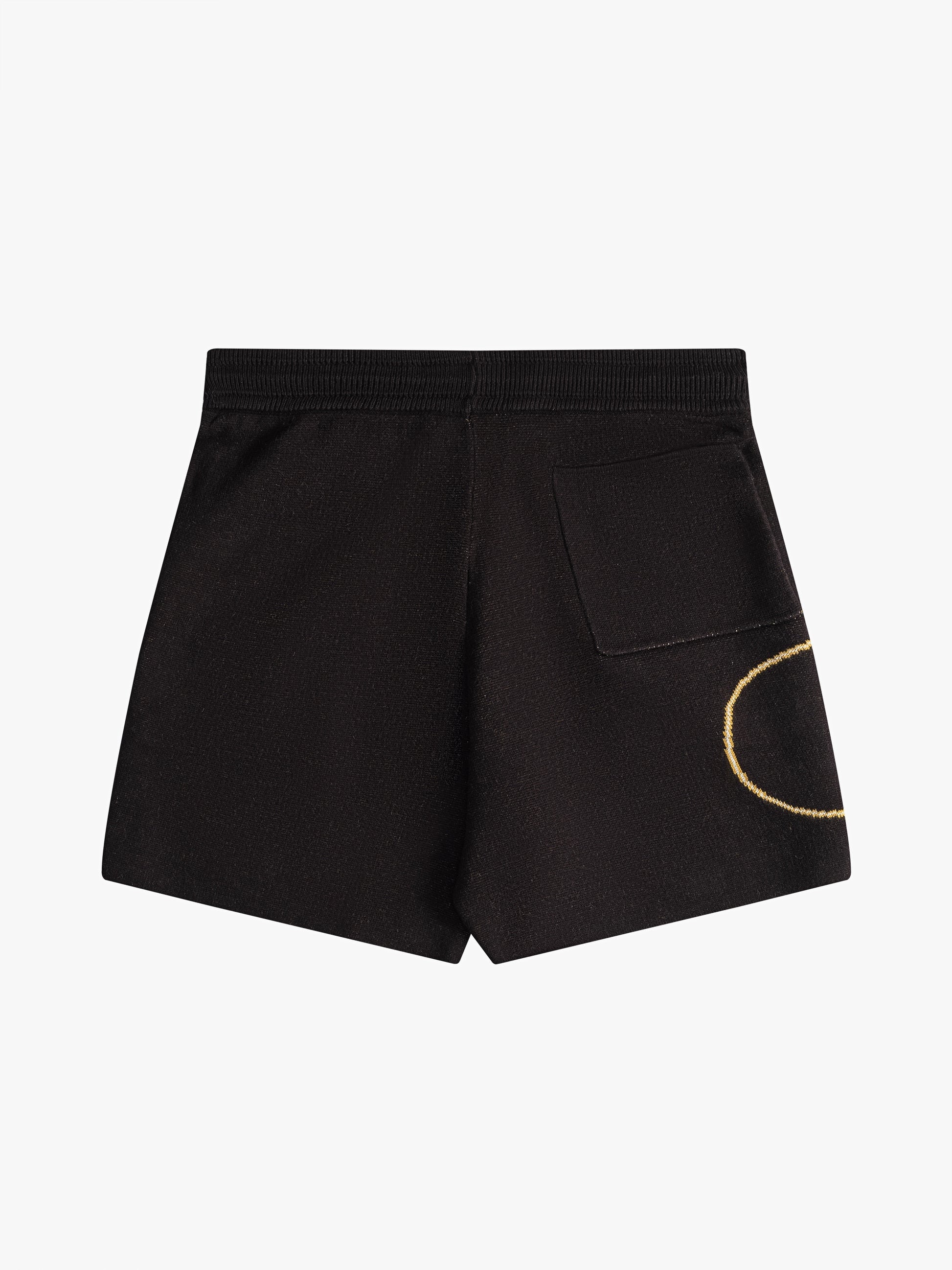 RHUDE MEN'S SCRIPT KNIT SHORT