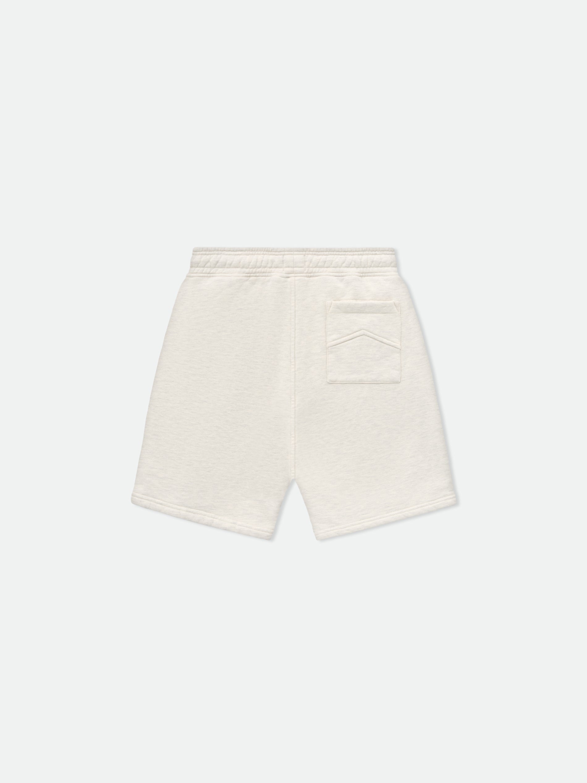 RHUDE MEN'S OAT SWEATSHORTS WITH DRAWSTRING