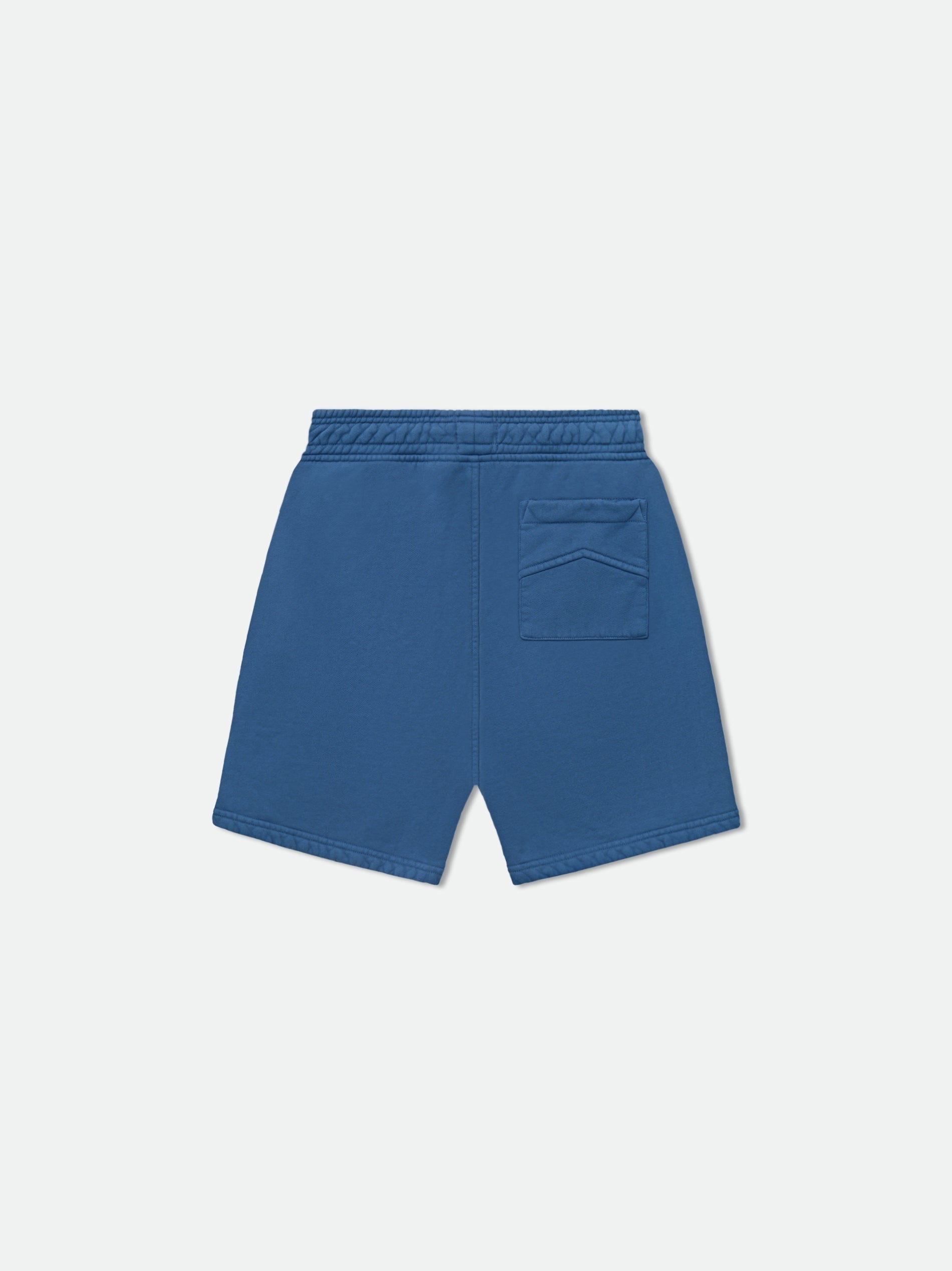 RHUDE MEN'S BLUE COTTON TAILORED SHORTS