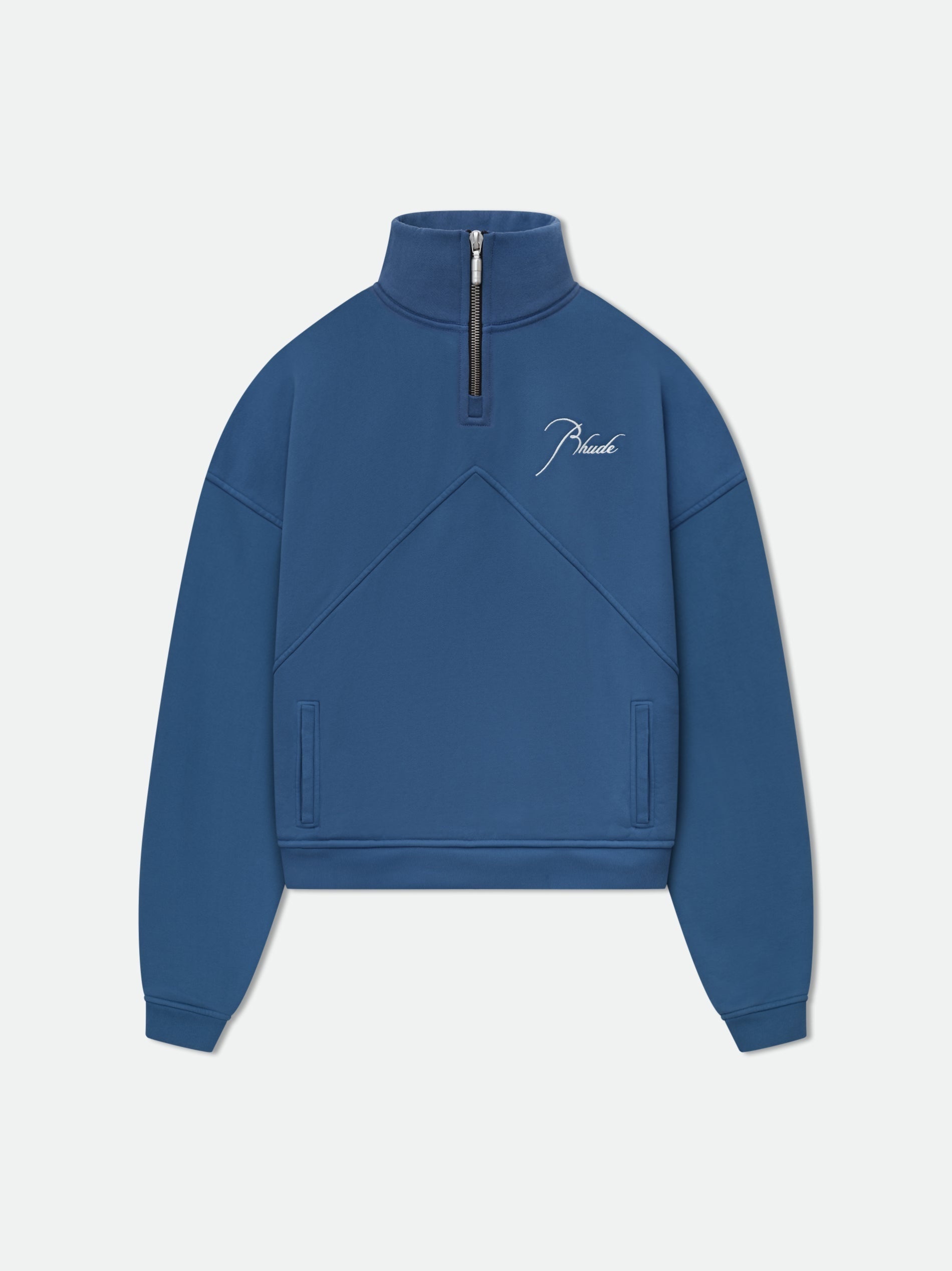 RHUDE MEN'S QUARTER ZIP