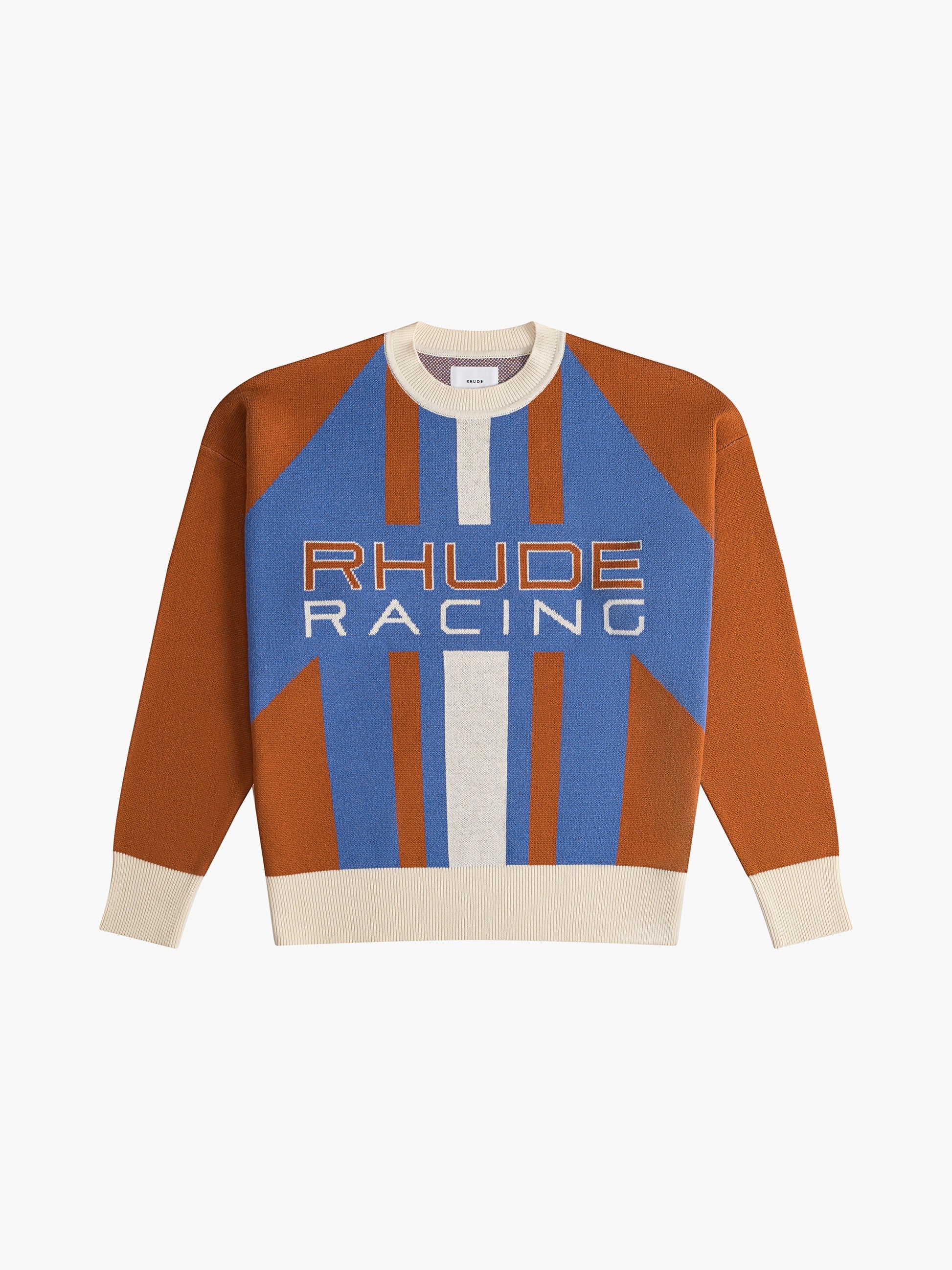RHUDE MEN'S PAVIL KNIT CREWNECK