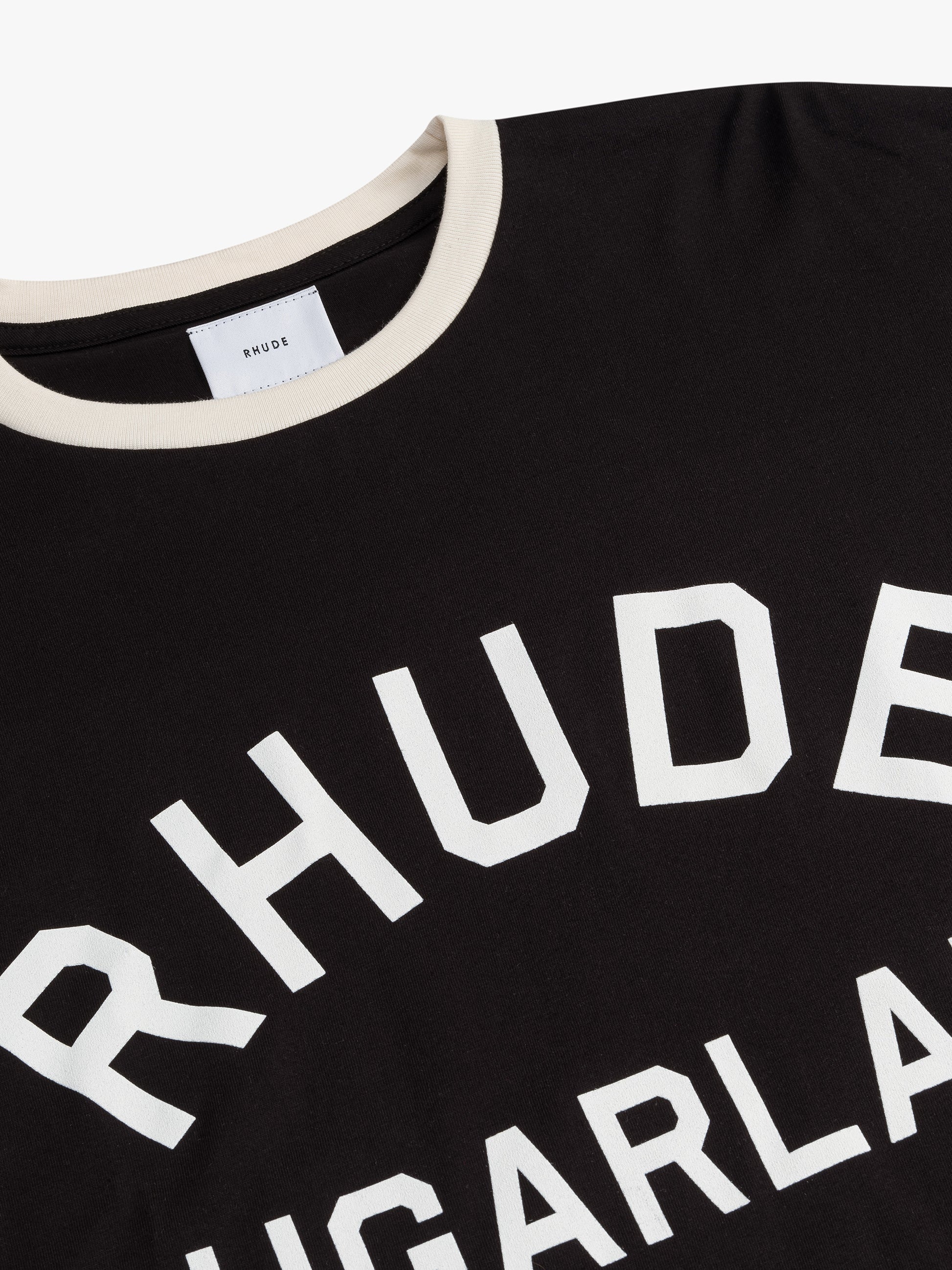 RHUDE MEN'S SUGARLAND RINGER TEE NWT