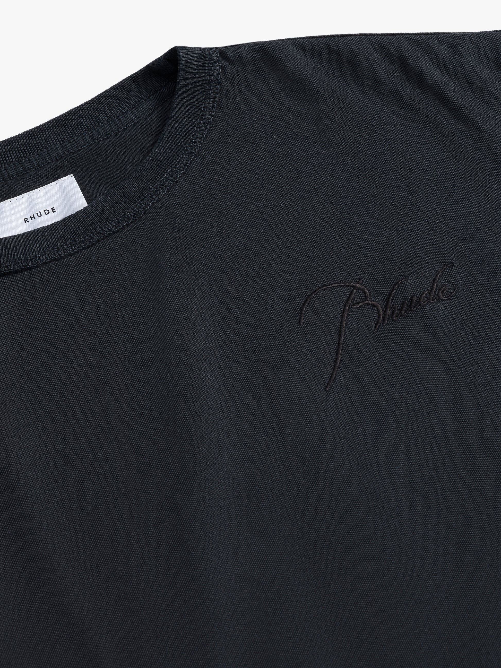 RHUDE MEN'S LS REVERSE TEE CO NWT