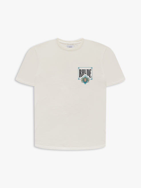 RHUDE MEN'S CARD TEE NWT