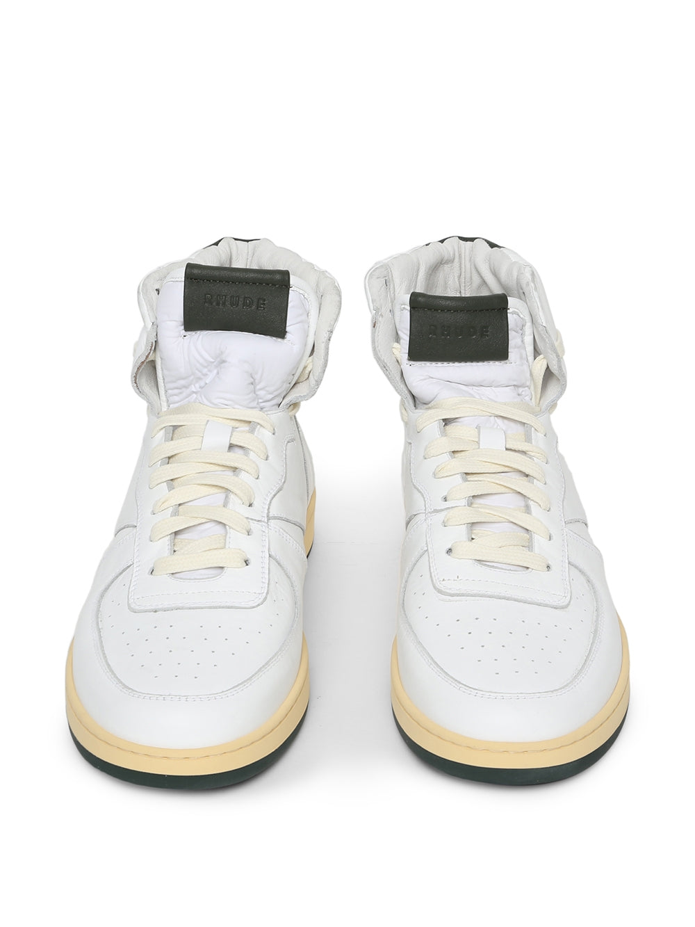 RHUDE MEN'S RHECESS SKY HIGH-WHITE/FO WHITE/FOREST