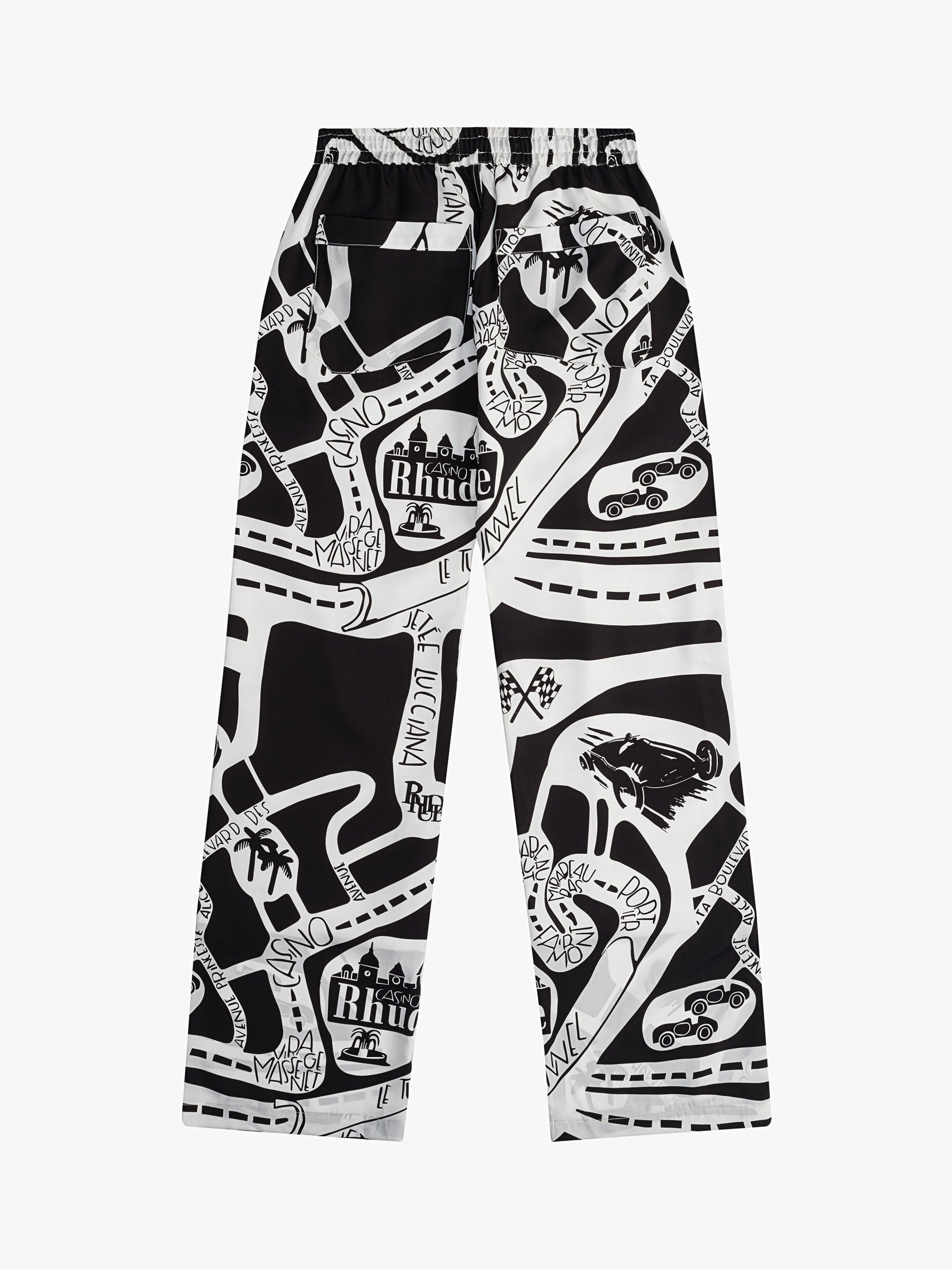 RHUDE MEN'S STRADA SILK PANT NWT