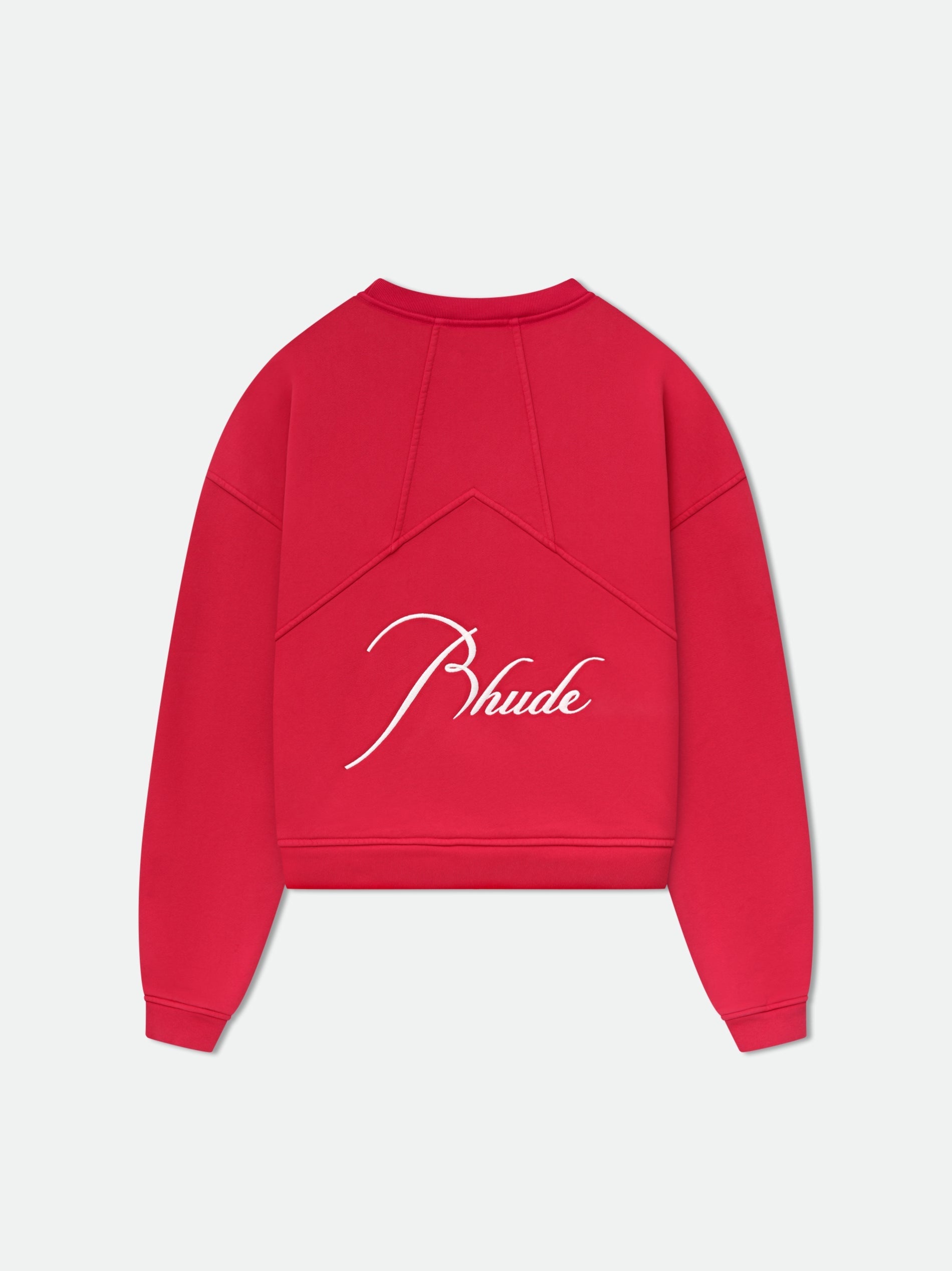 RHUDE MEN'S CREWNECK VTG RED