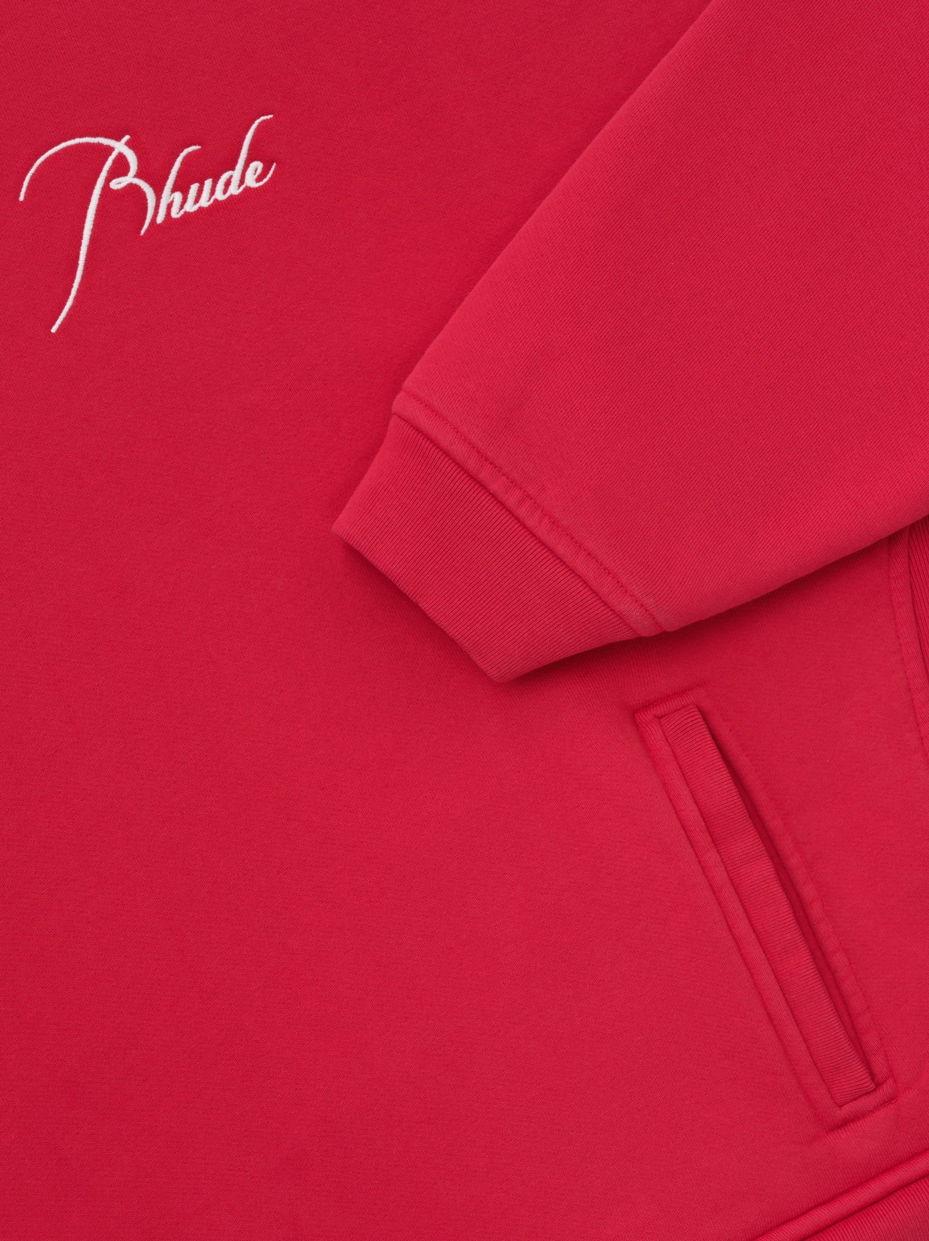 RHUDE MEN'S CREWNECK VTG RED