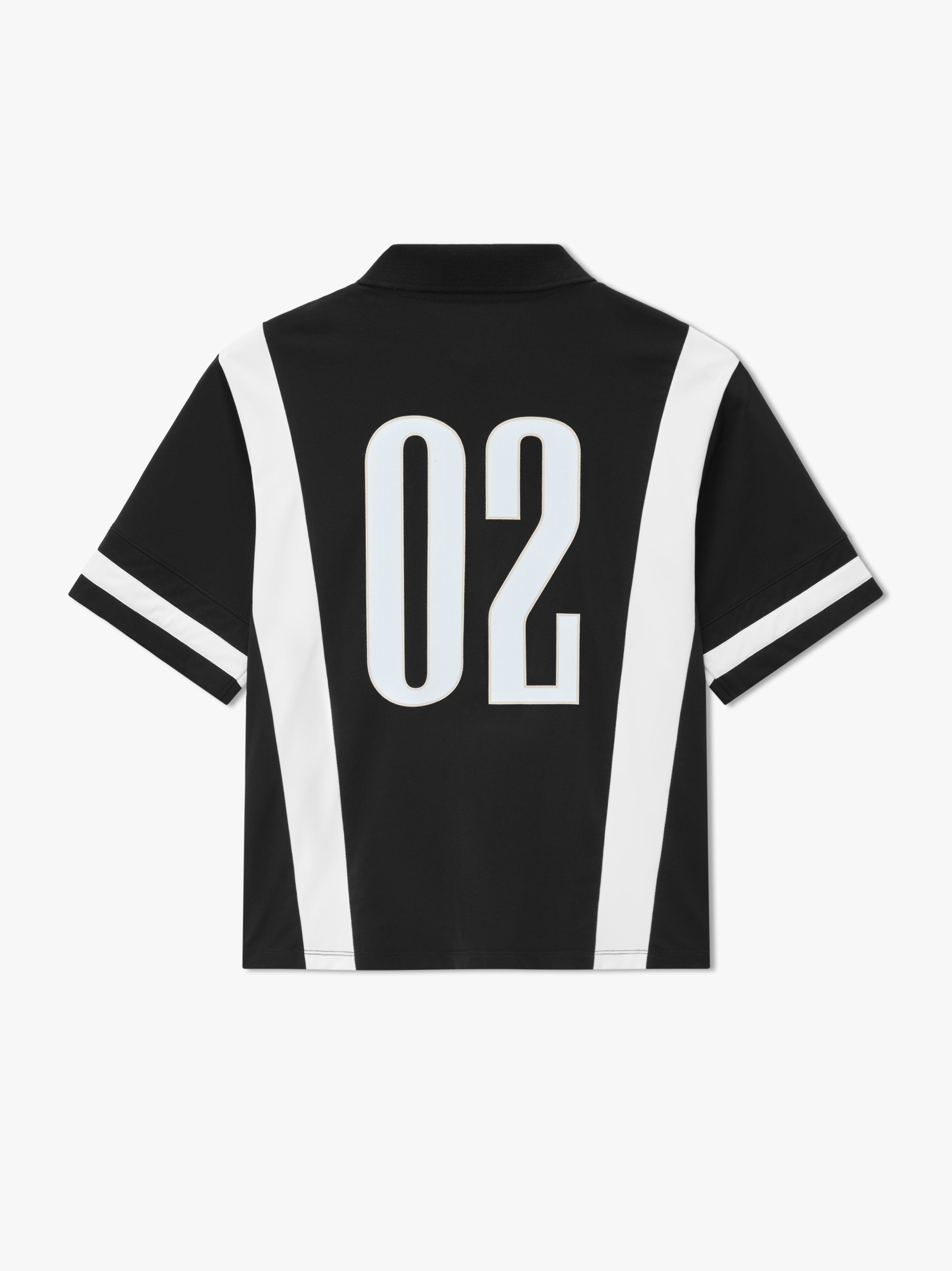RHUDE MEN'S CICLISMO JERSEY BLACK/WHITE NWT