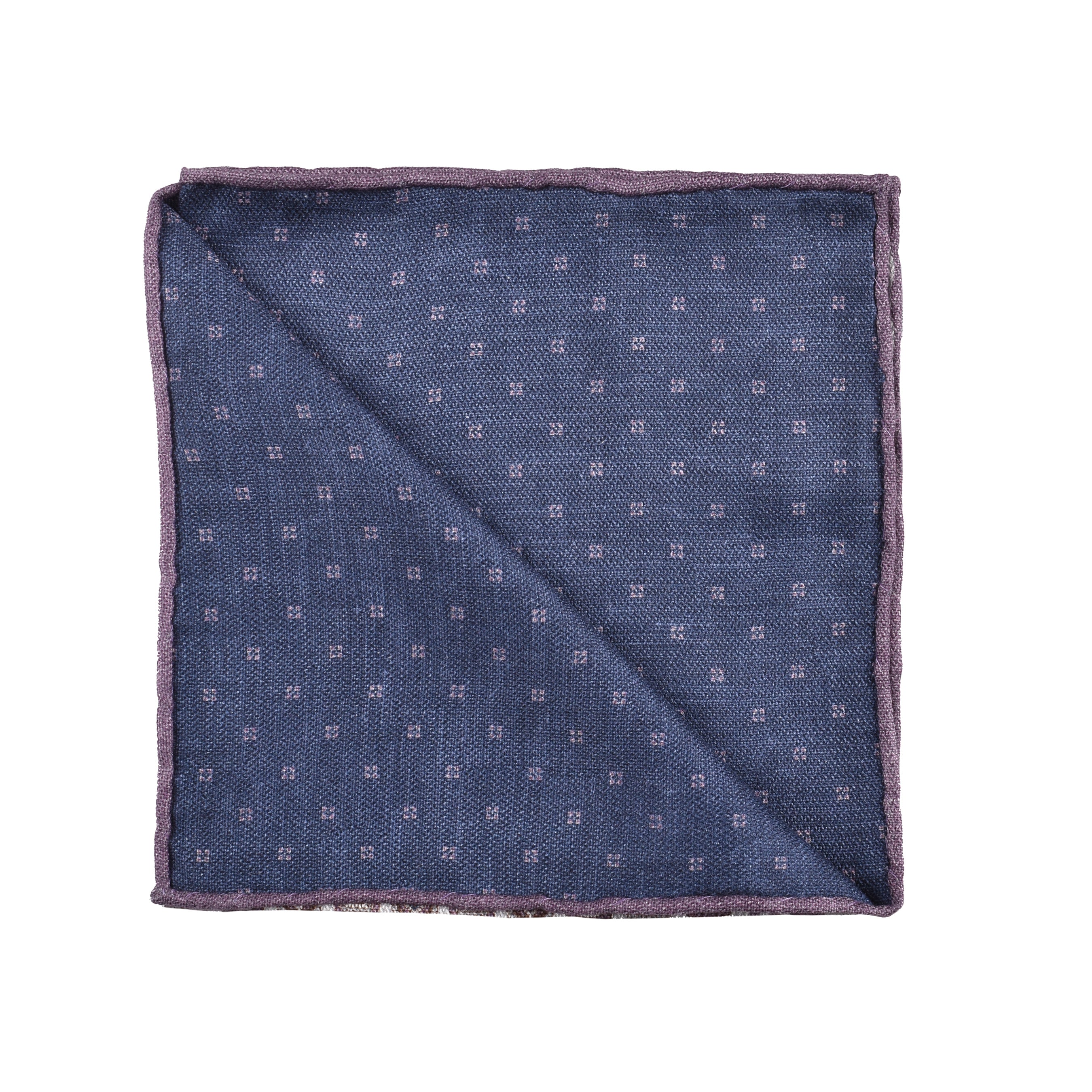 BRUNELLO CUCINELLI MEN'S 100% SILK GEOMETRIC POCKET SQUARE