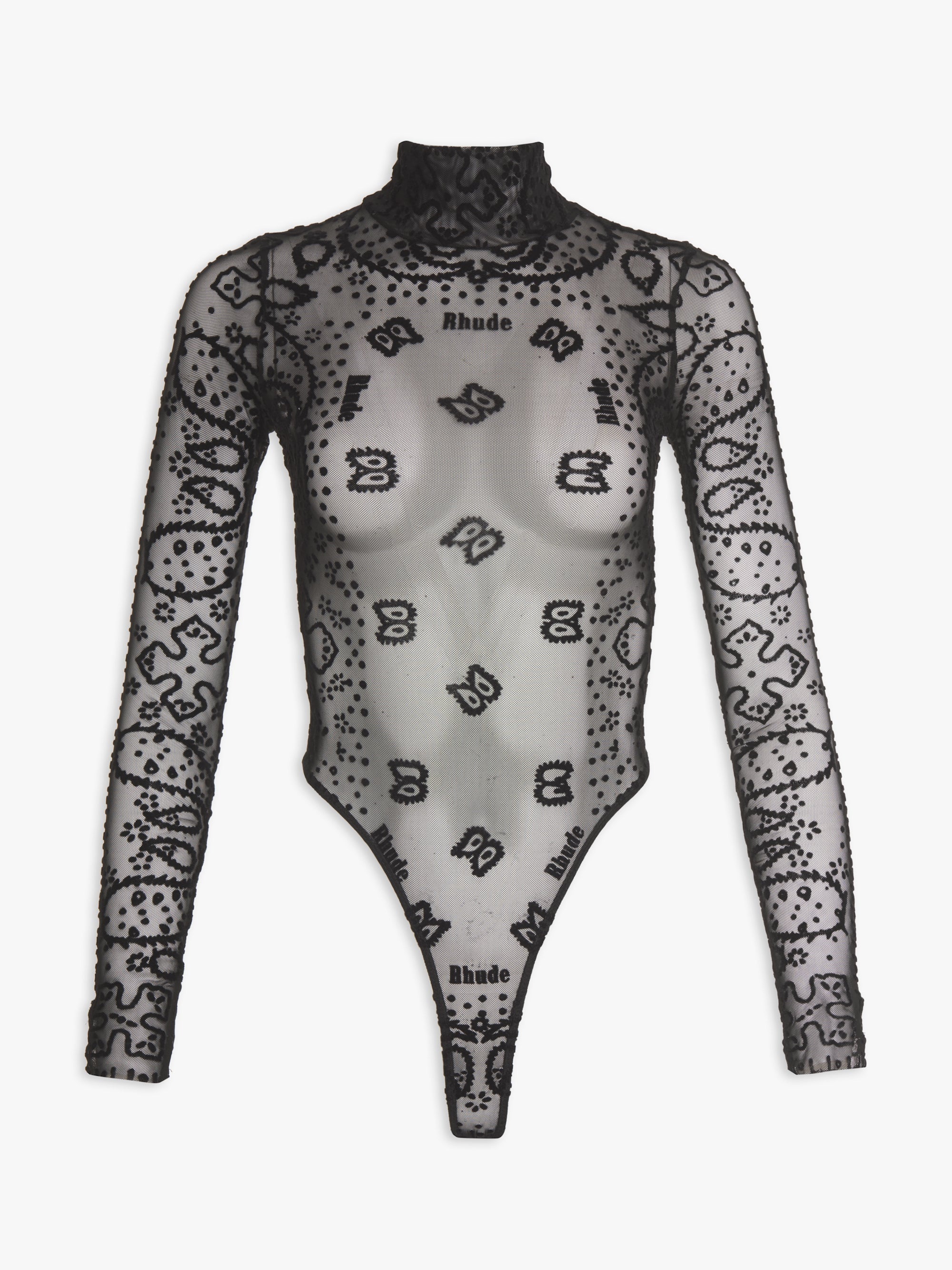 RHUDE WOMEN'S BANDANA BODYSUIT