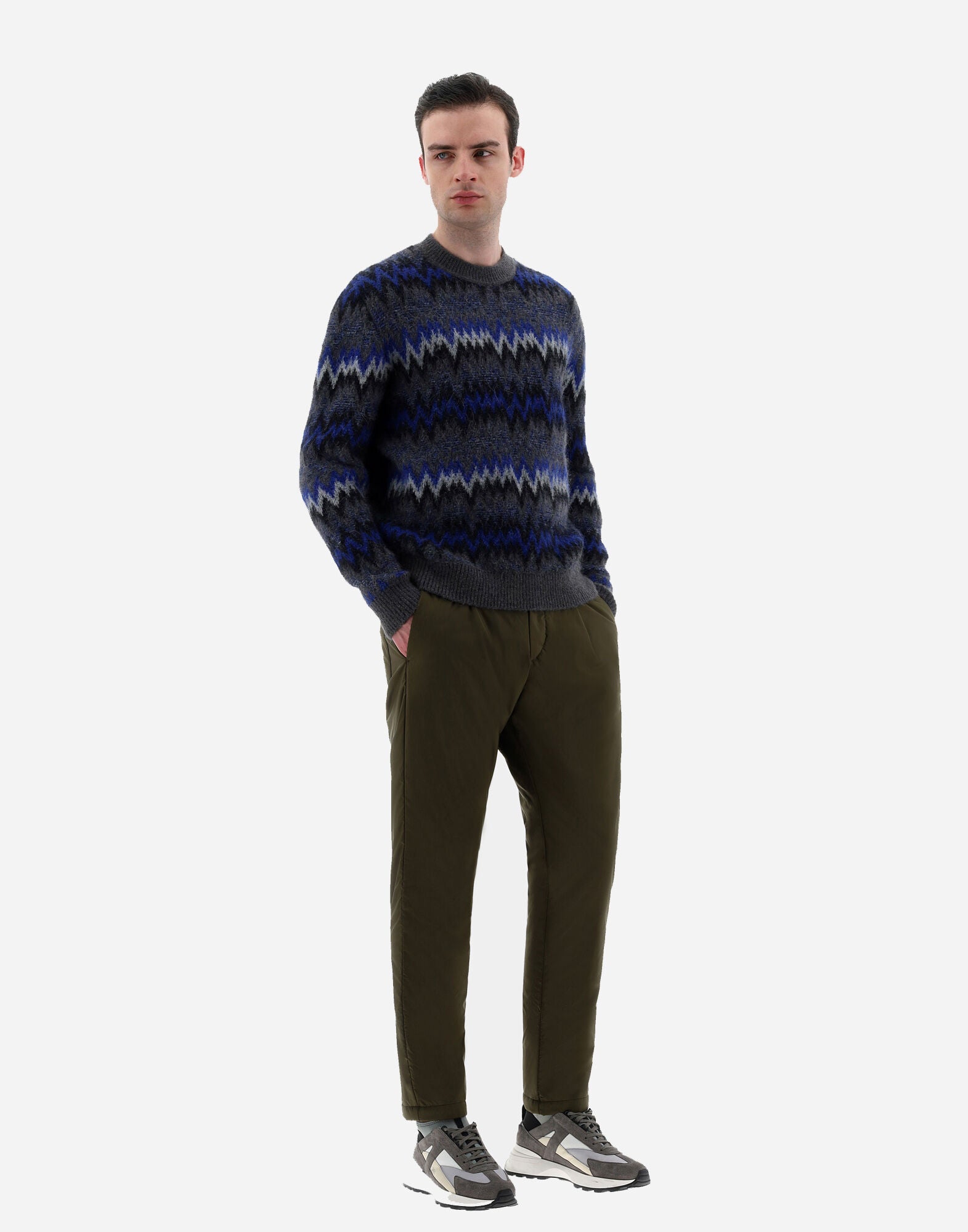 HERNO MEN'S SWEATER MG000109U-76028-9460 NWT