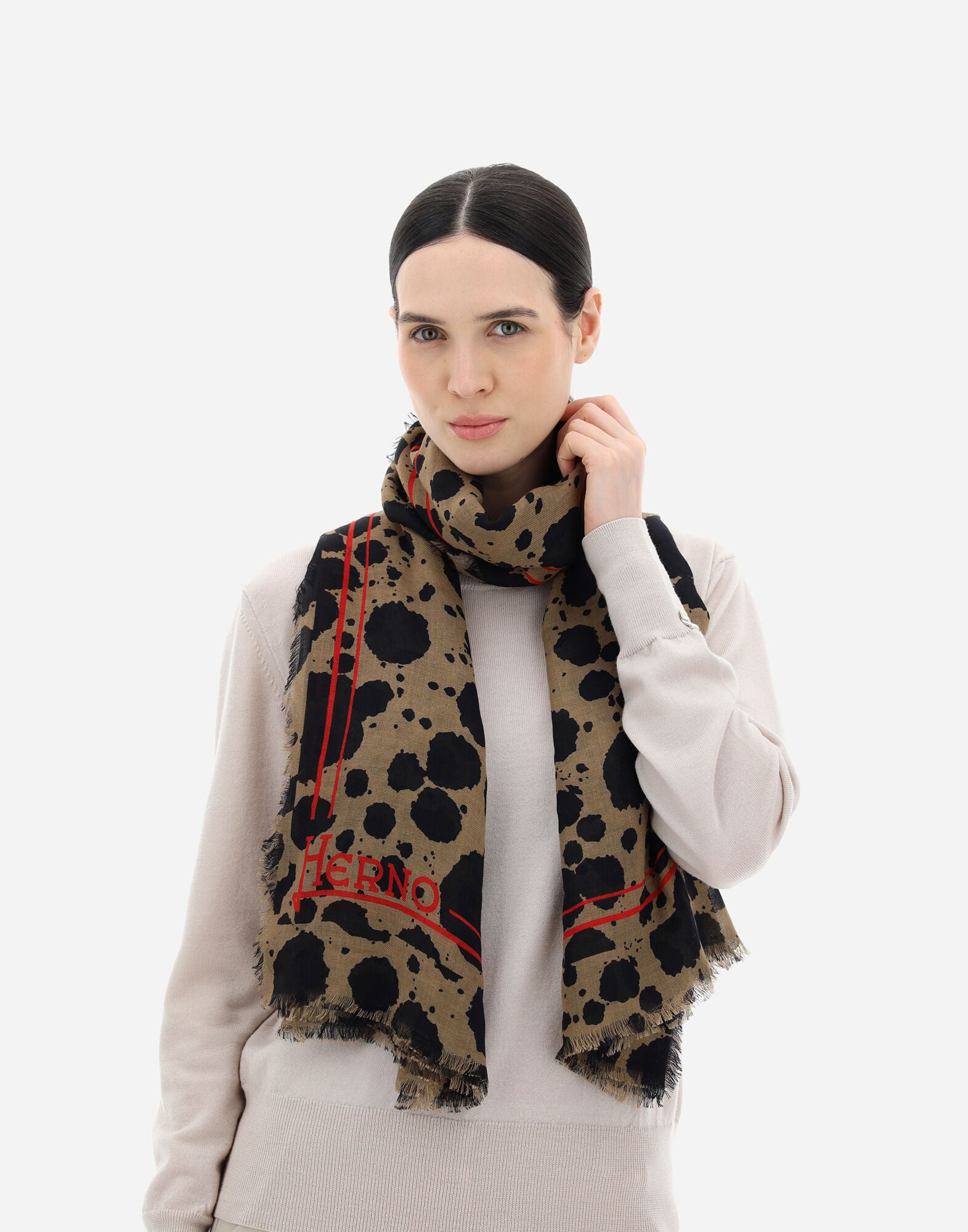 HERNO WOMEN'S SCARF SCP00008D-33407P-9320 NWT