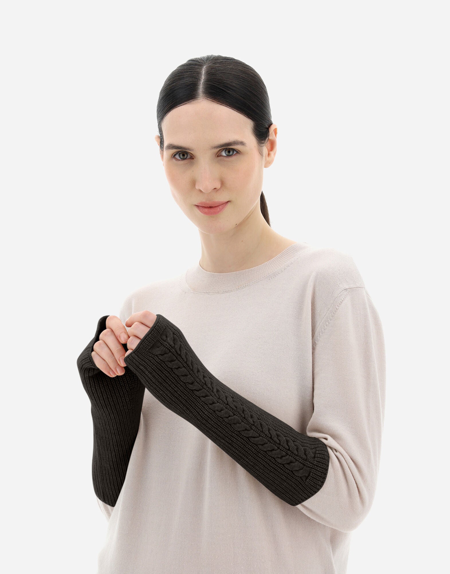HERNO WOMEN'S GLOVE MANIC005D-70184-8800 NWT