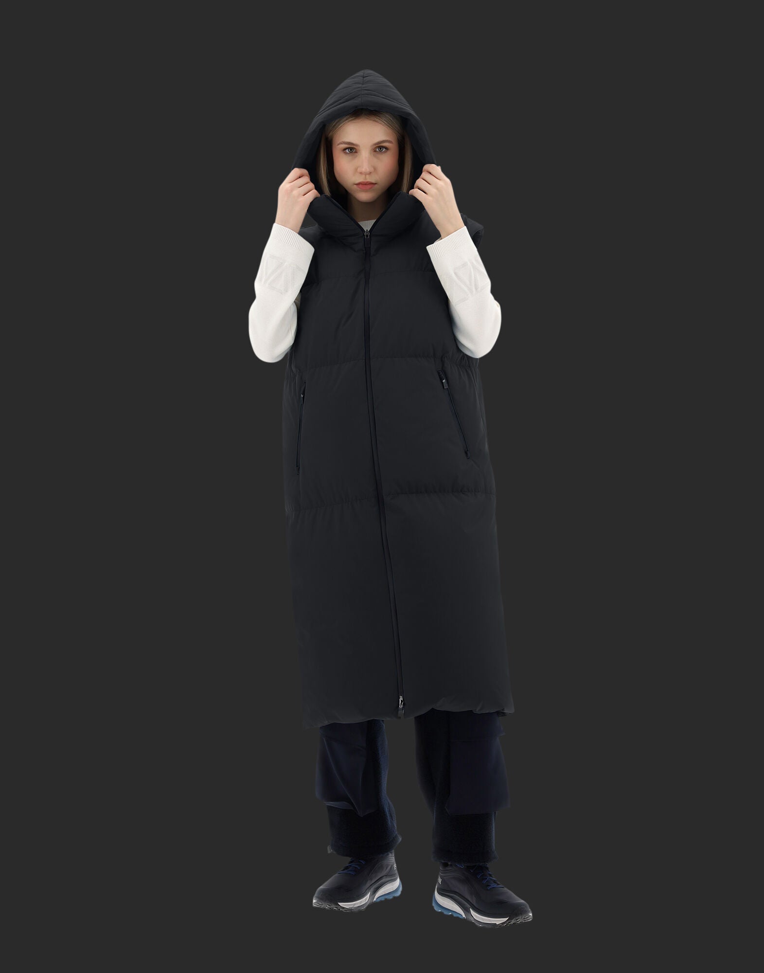 HERNO WOMEN'S VEST PI00273DL-11106-9300 NWT