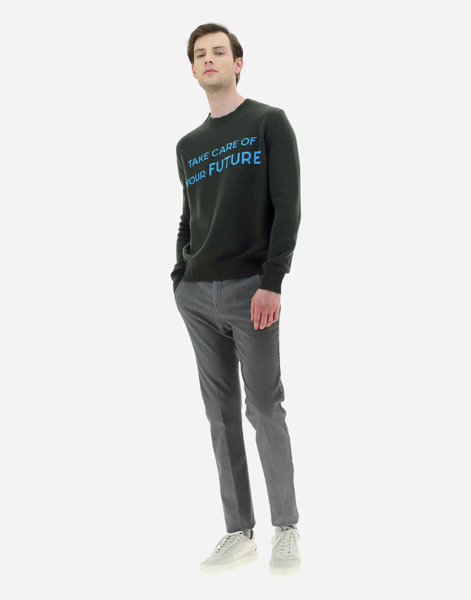 HERNO MEN'S SWEATER MG000103U-70122-7550 NWT